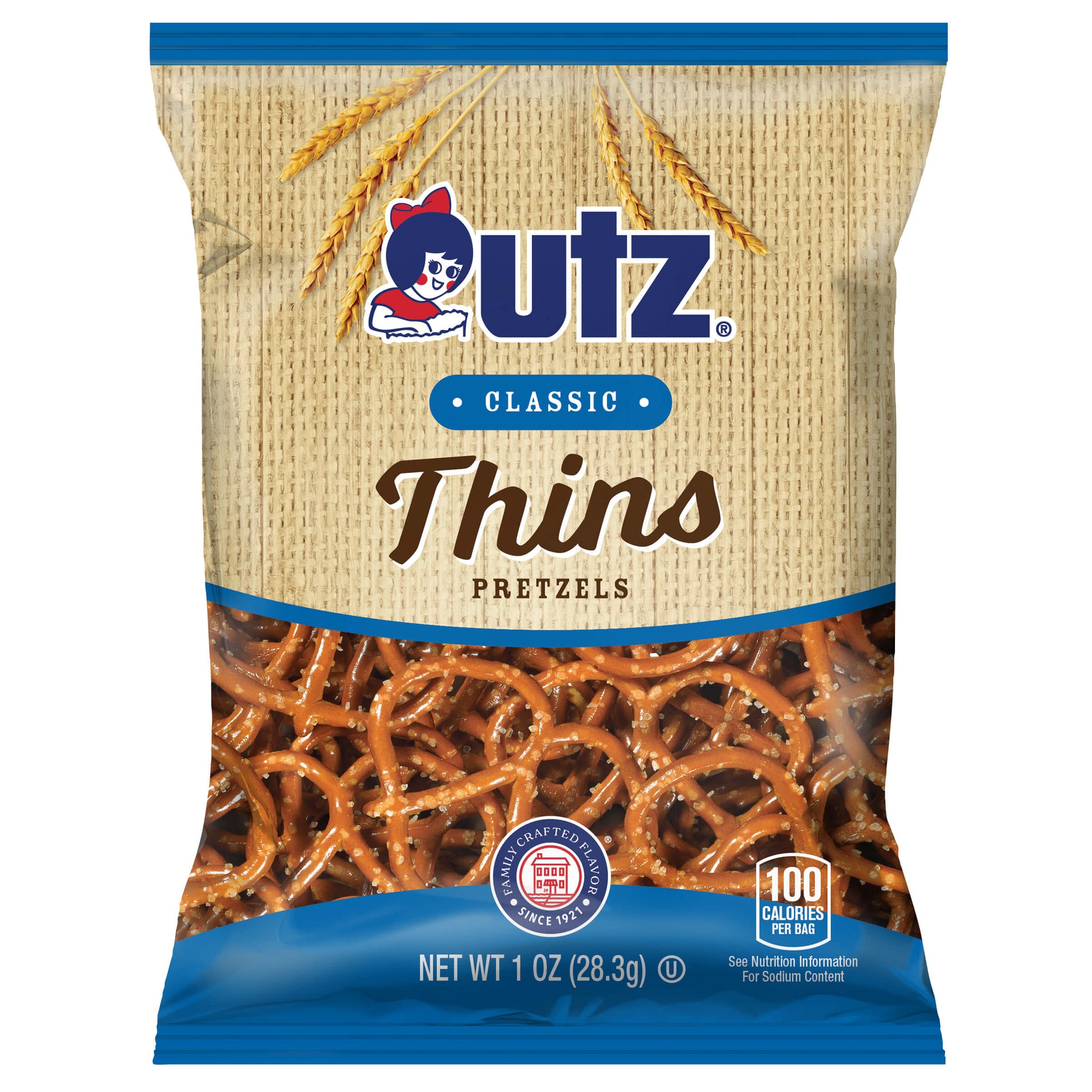 Utz Pretzels Extra Thins 1 oz.