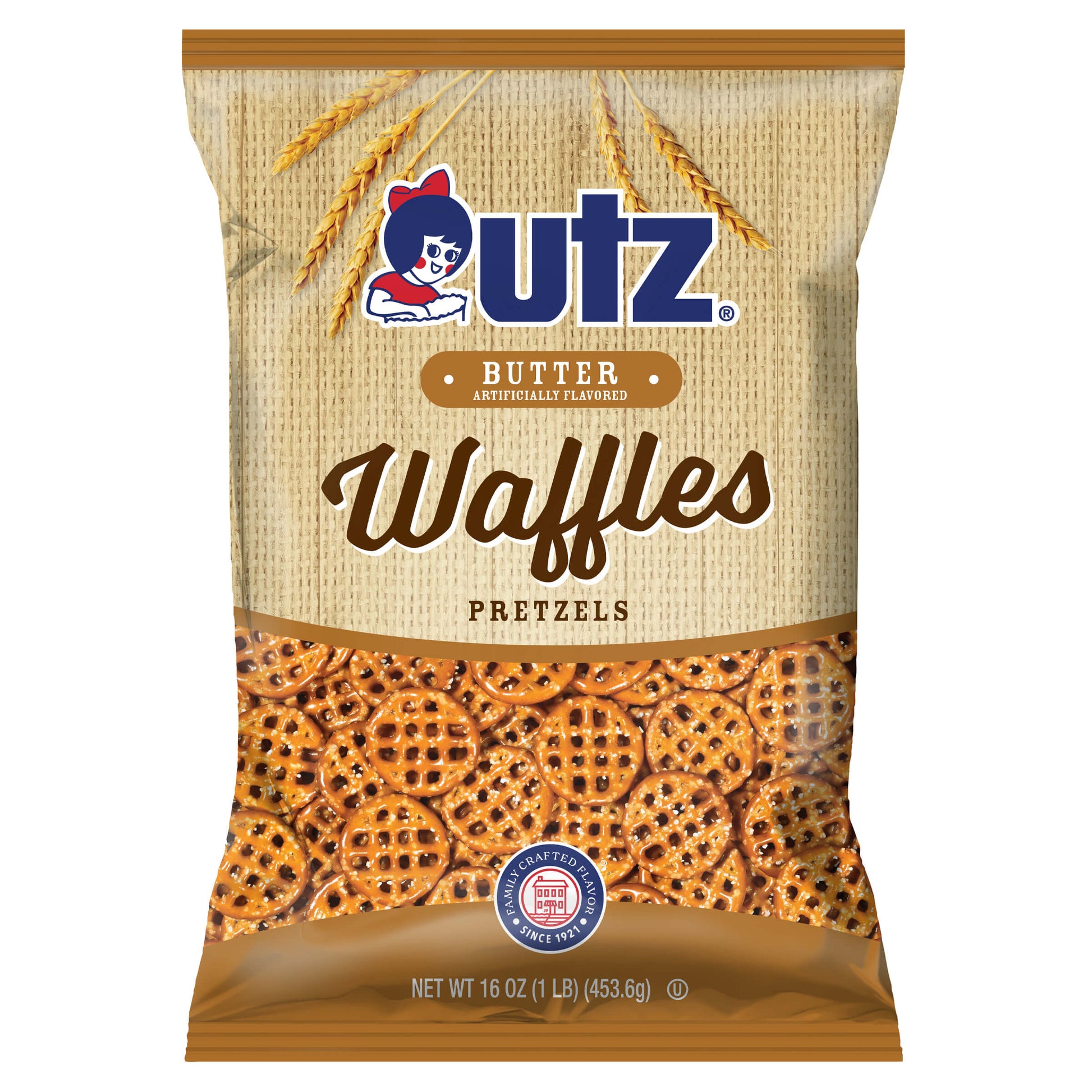 Utz Pretzels Butter Waffles