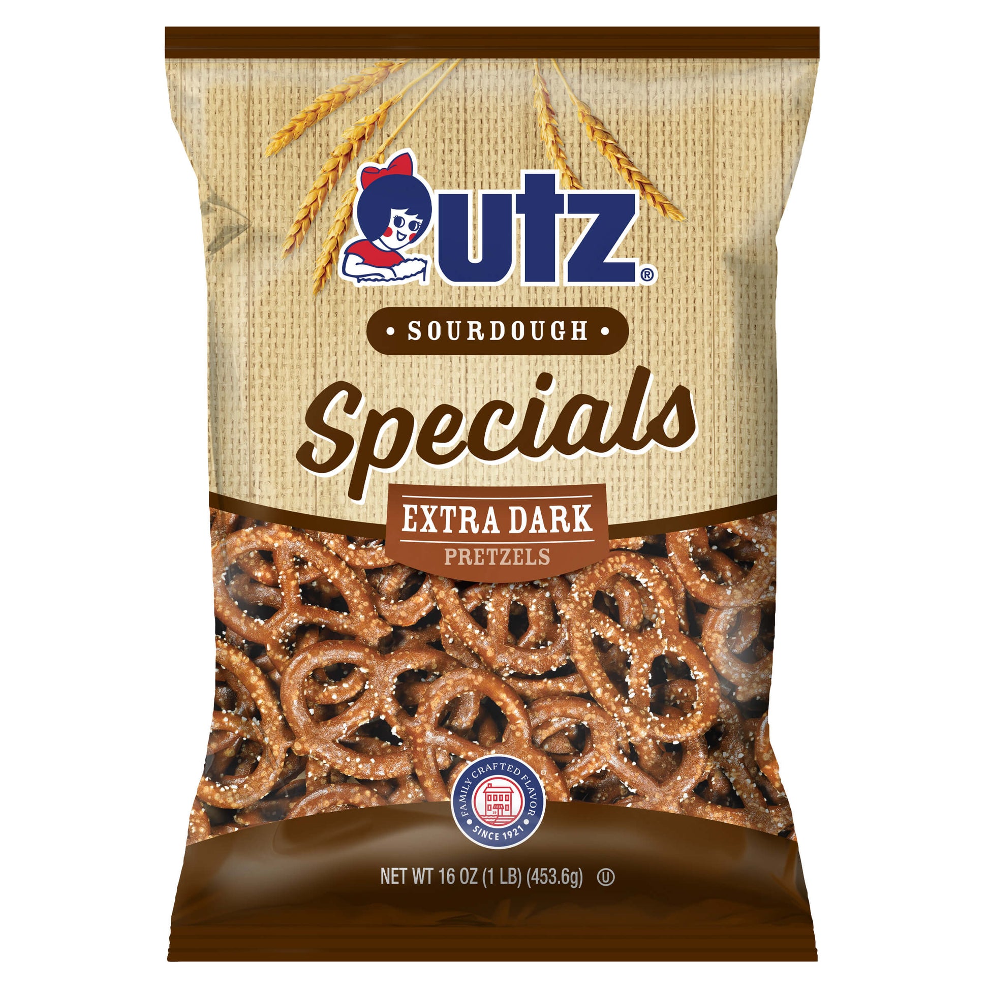 Utz Sourdough Specials Extra Dark Pretzels