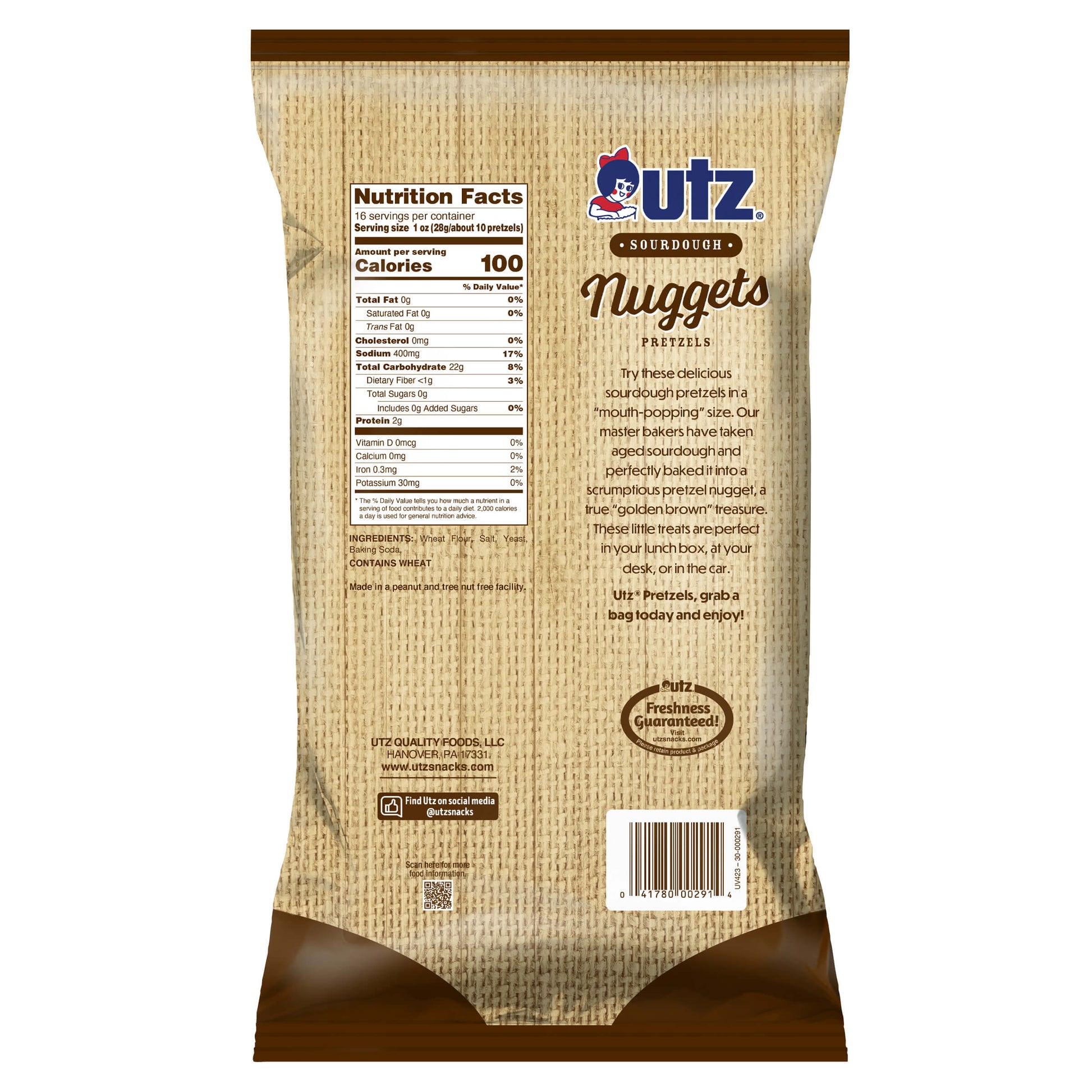 Utz Sourdough Nuggets Pretzels