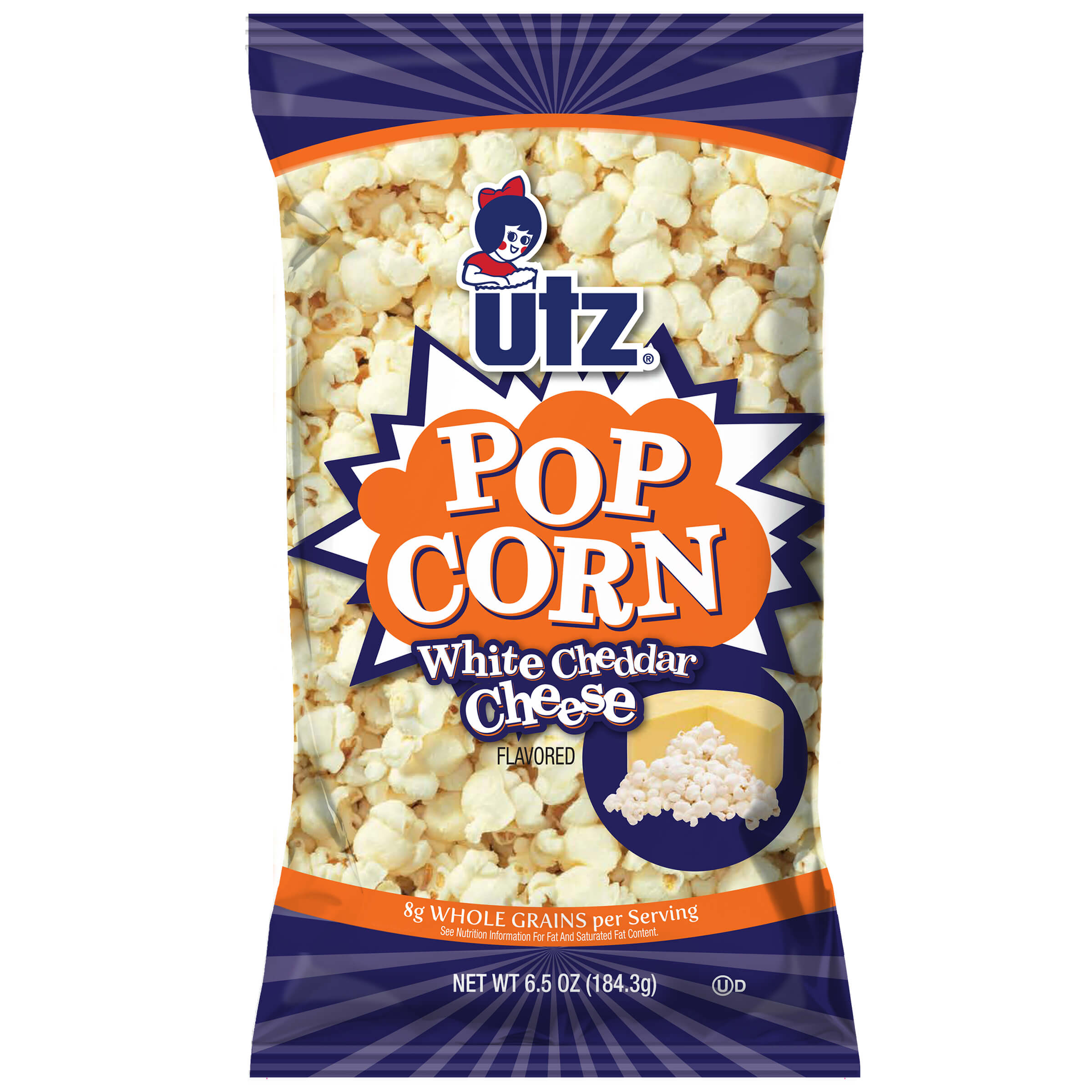 Utz Popcorn White Cheddar Cheese