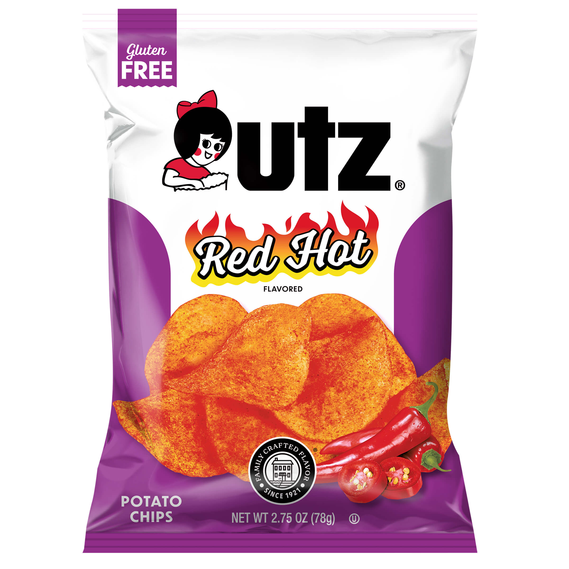 Utz Red Hot Potato Chips