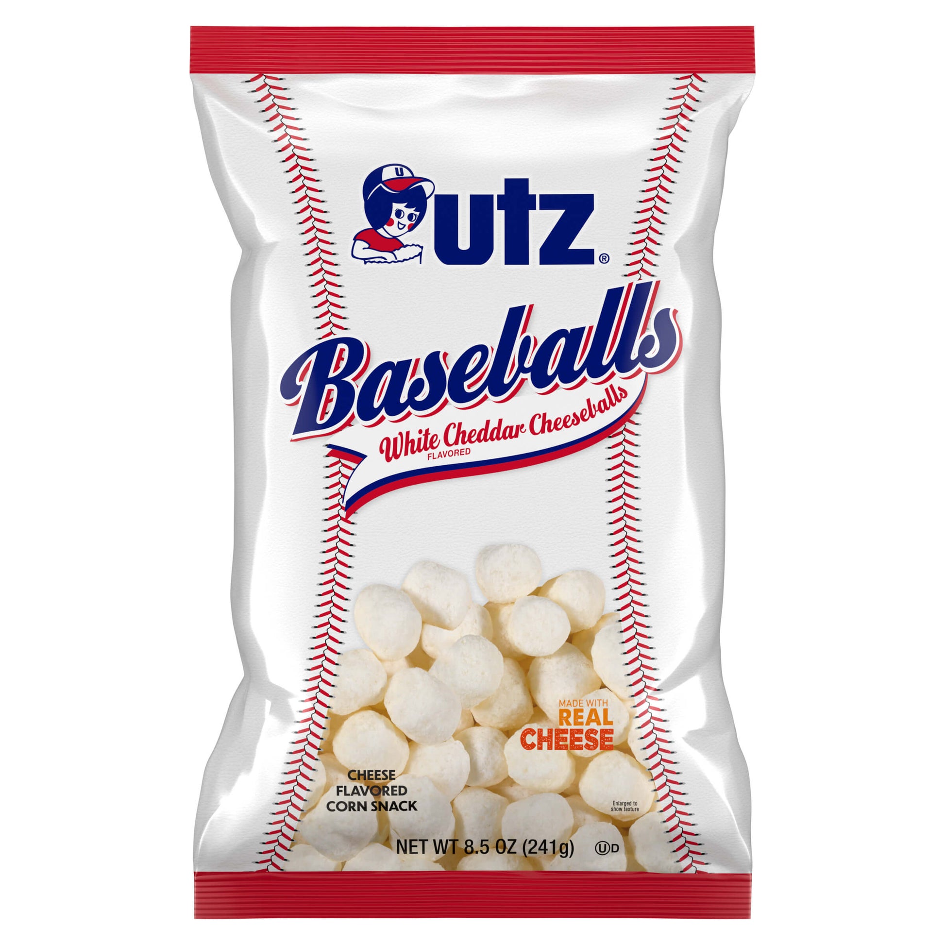 Utz Cheese Balls White Cheddar Baseballs