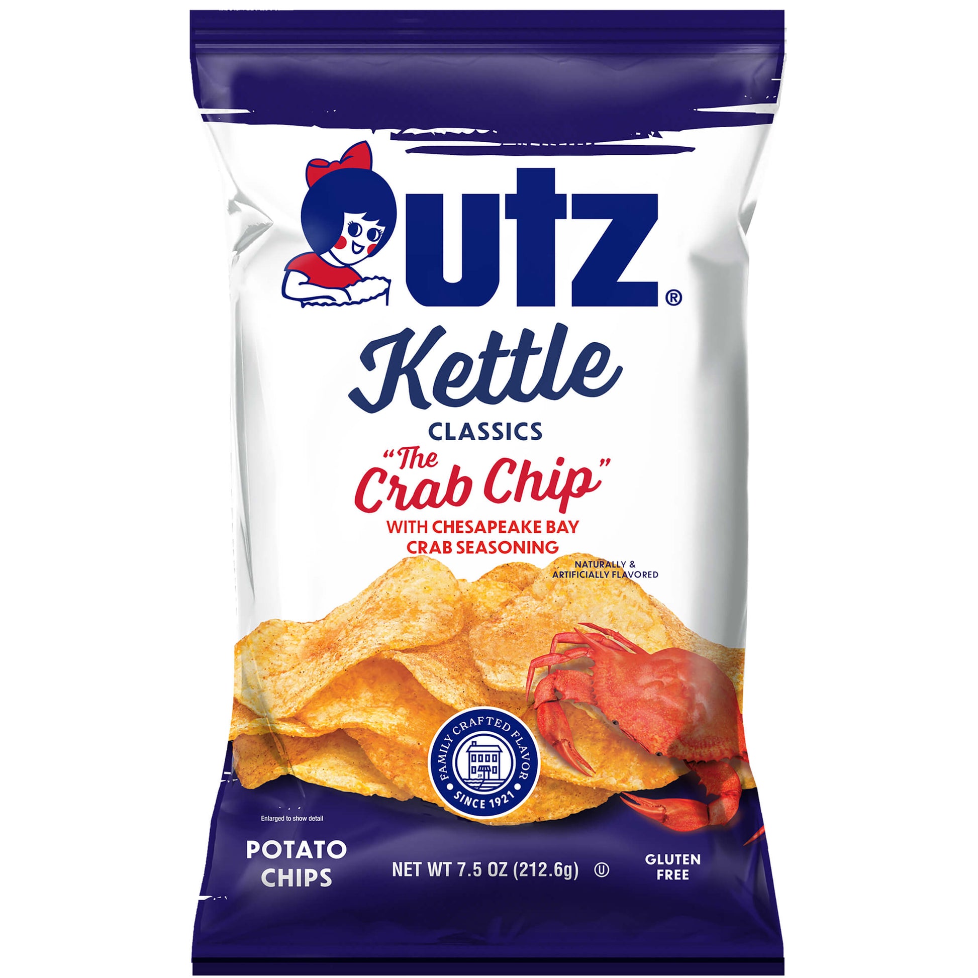 Utz Kettle Classics Potato Chips Crab