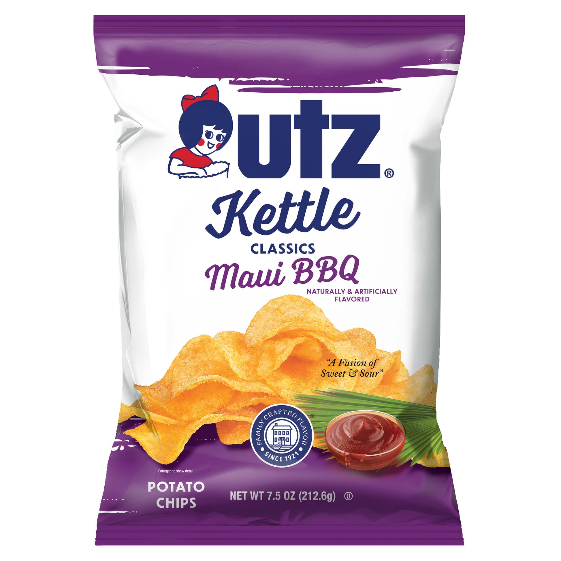 Utz Kettle Classics Potato Chips Maui BBQ