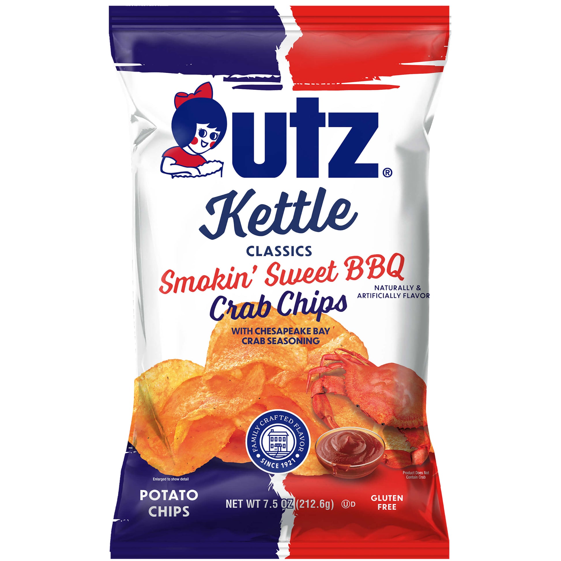 Utz Kettle Classics Potato Chips Mash Up Smokin' Sweet Crab