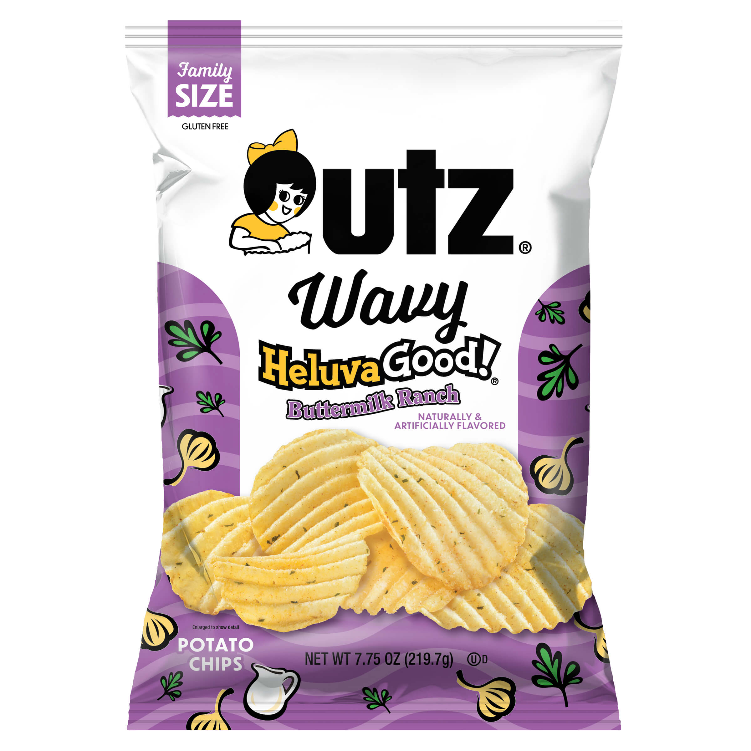 Utz Wavy Heluva Good Buttermilk Ranch Potato Chips