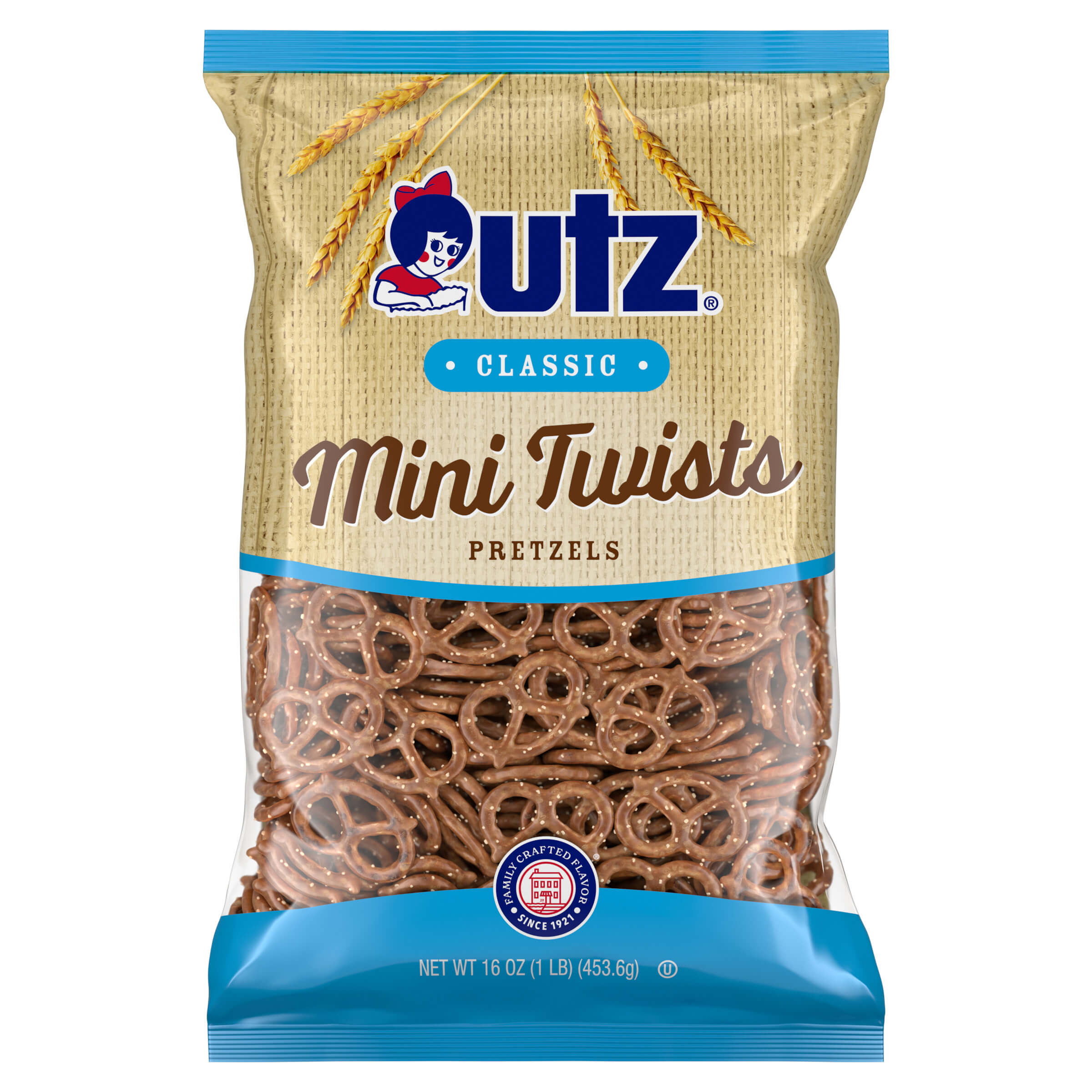 16 oz. Utz Mini Twists Pretzels
