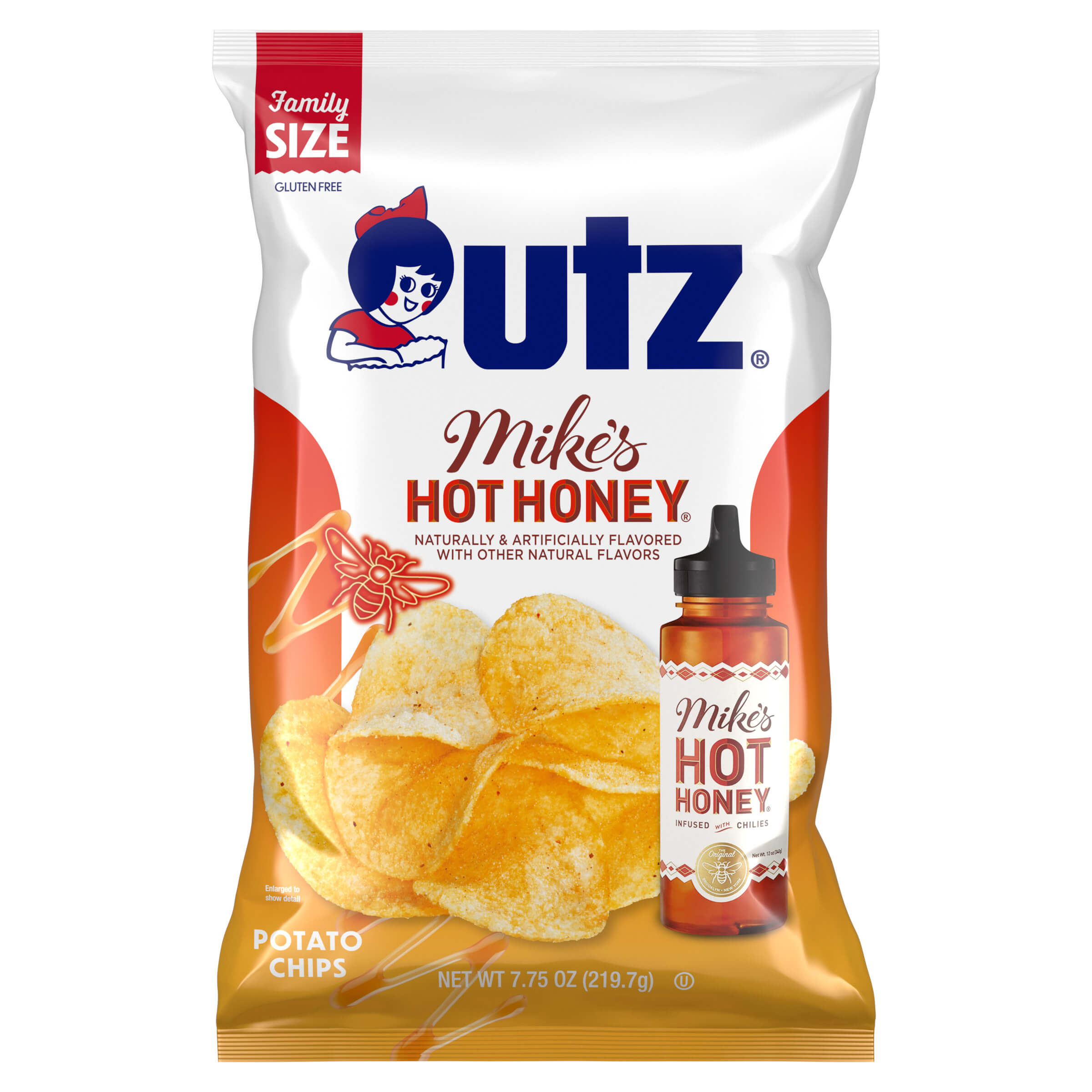 Utz Potato Chips Mike's Hot Honey