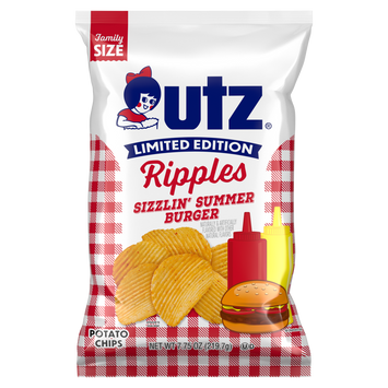 Utz Sizzlin' Summer Burger Ripple Potato Chips