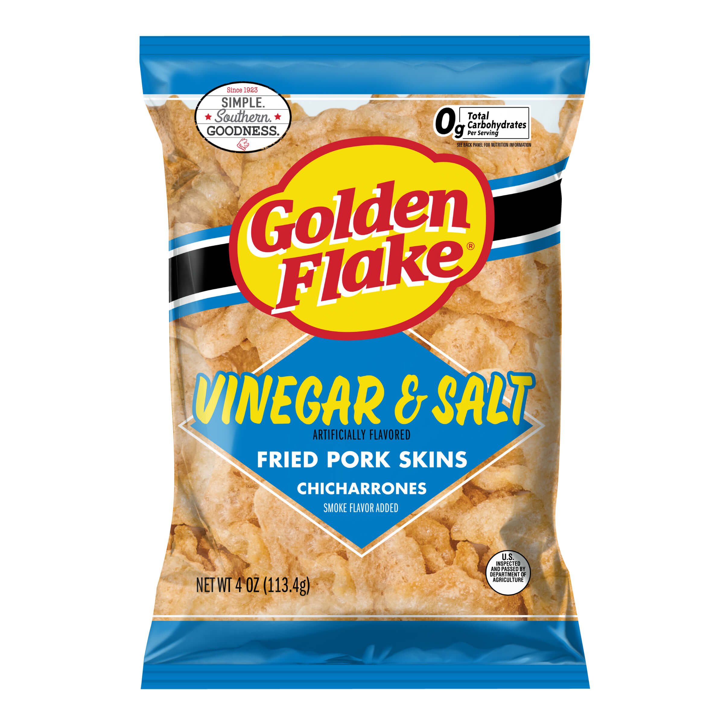 Golden Flake Pork Skins/Rinds Salt & Vinegar