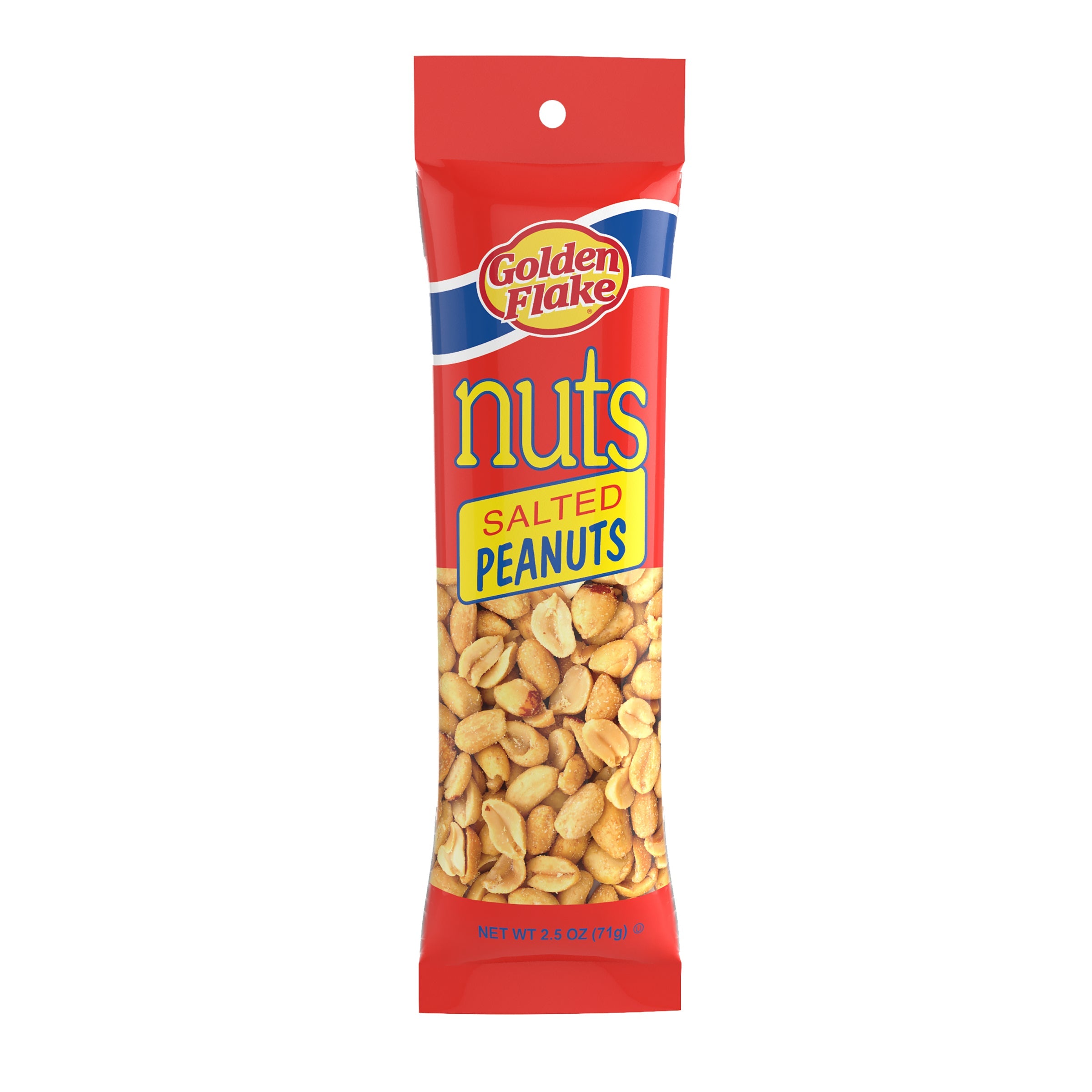 Golden Flake Salted Peanuts – Simple, Satisfying Crunch (2.5oz Bags)