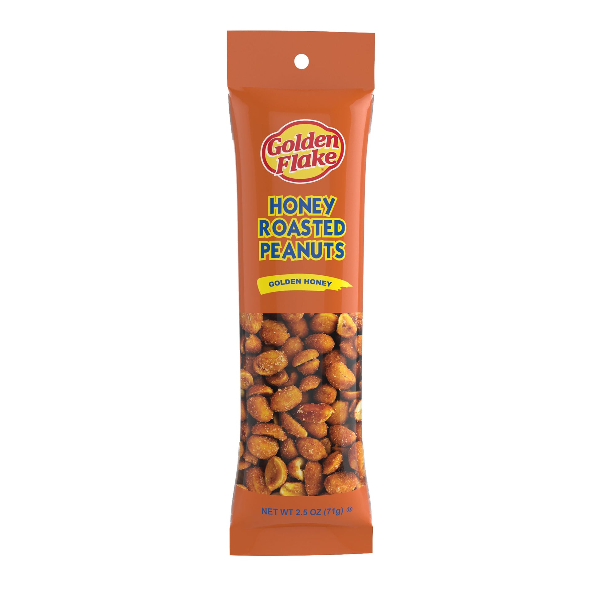 Golden Flake Honey Roasted Peanuts – Sweet & Crunchy Perfection (2.5oz Bags)