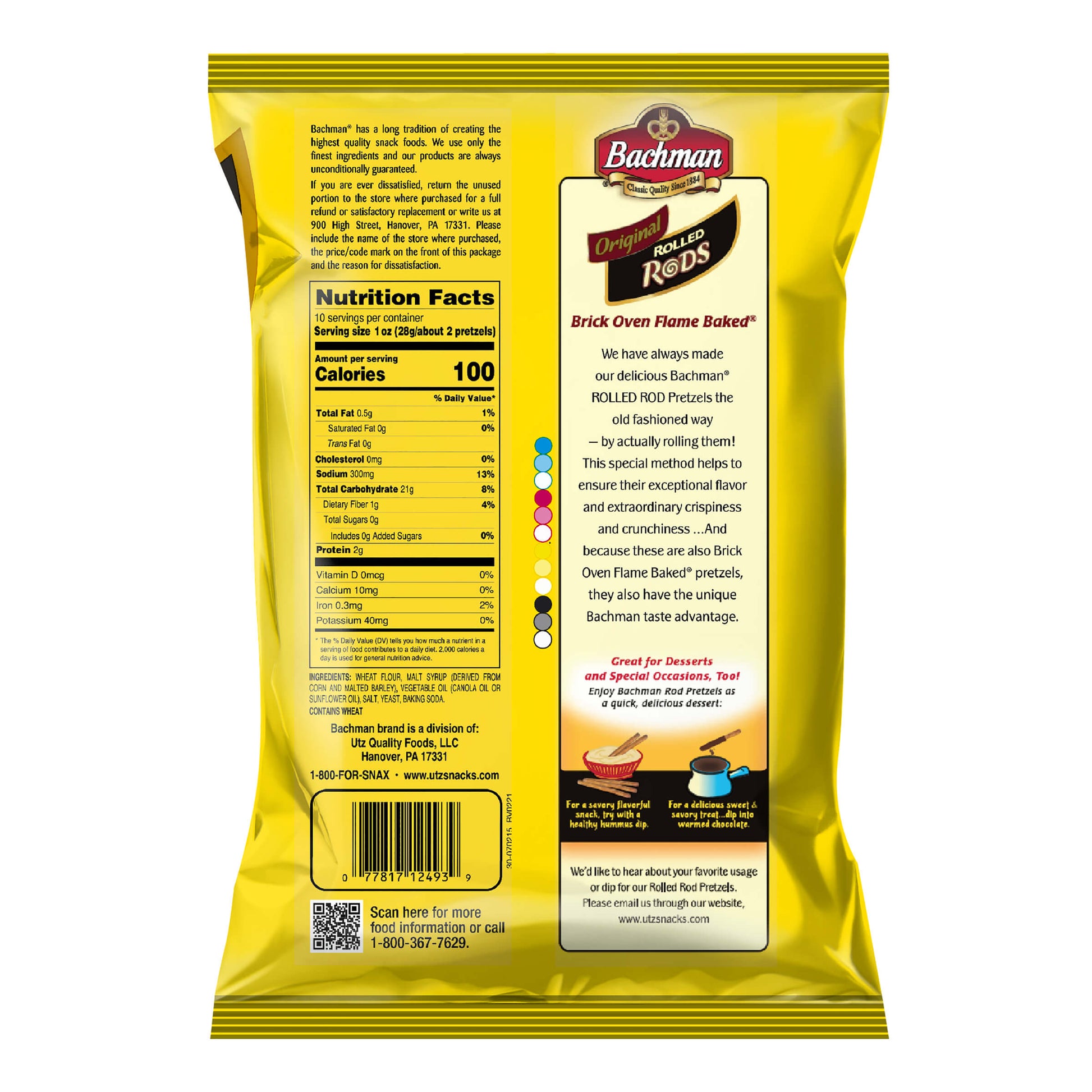 Bachman Original Rolled Pretzel Rods