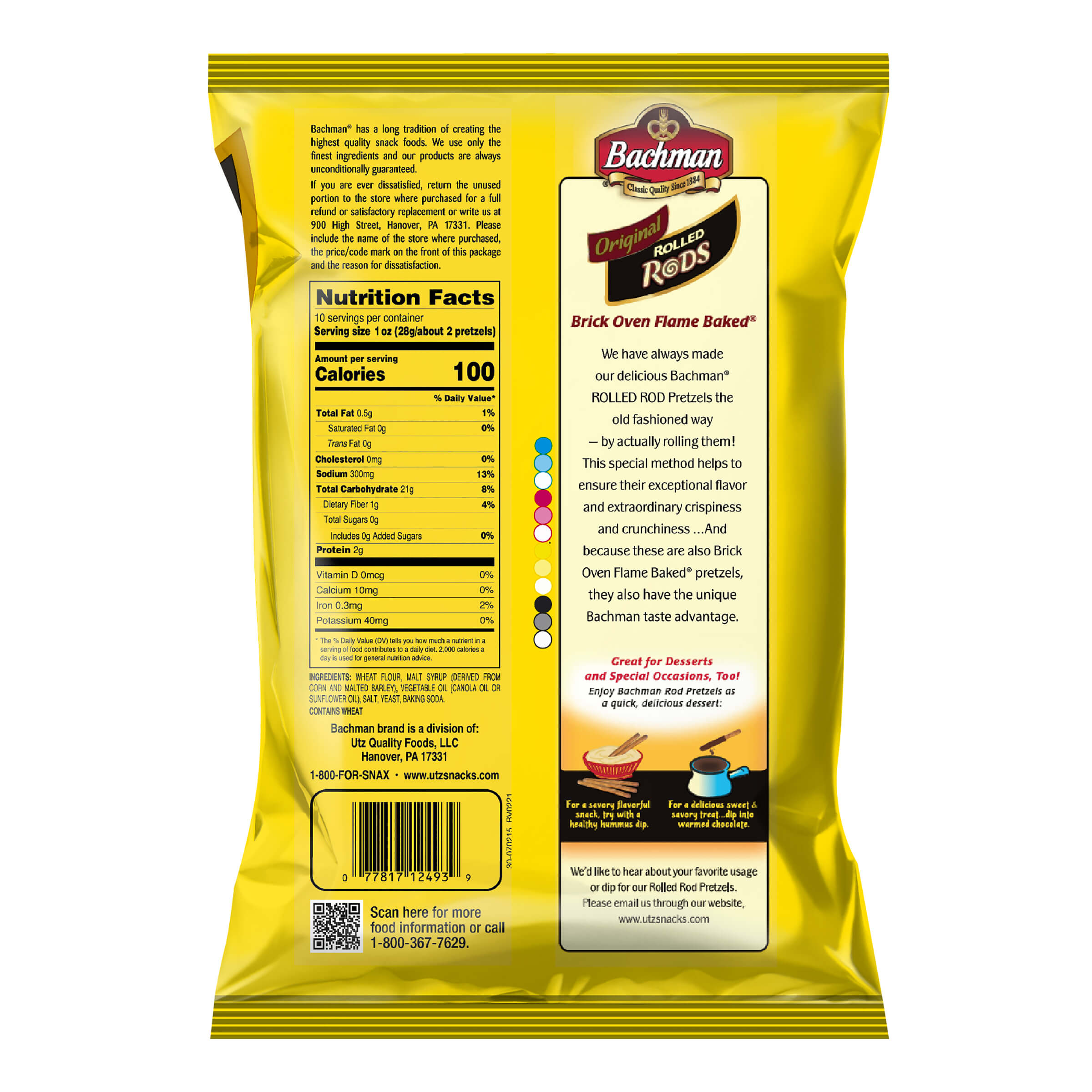 Bachman Original Rolled Pretzel Rods