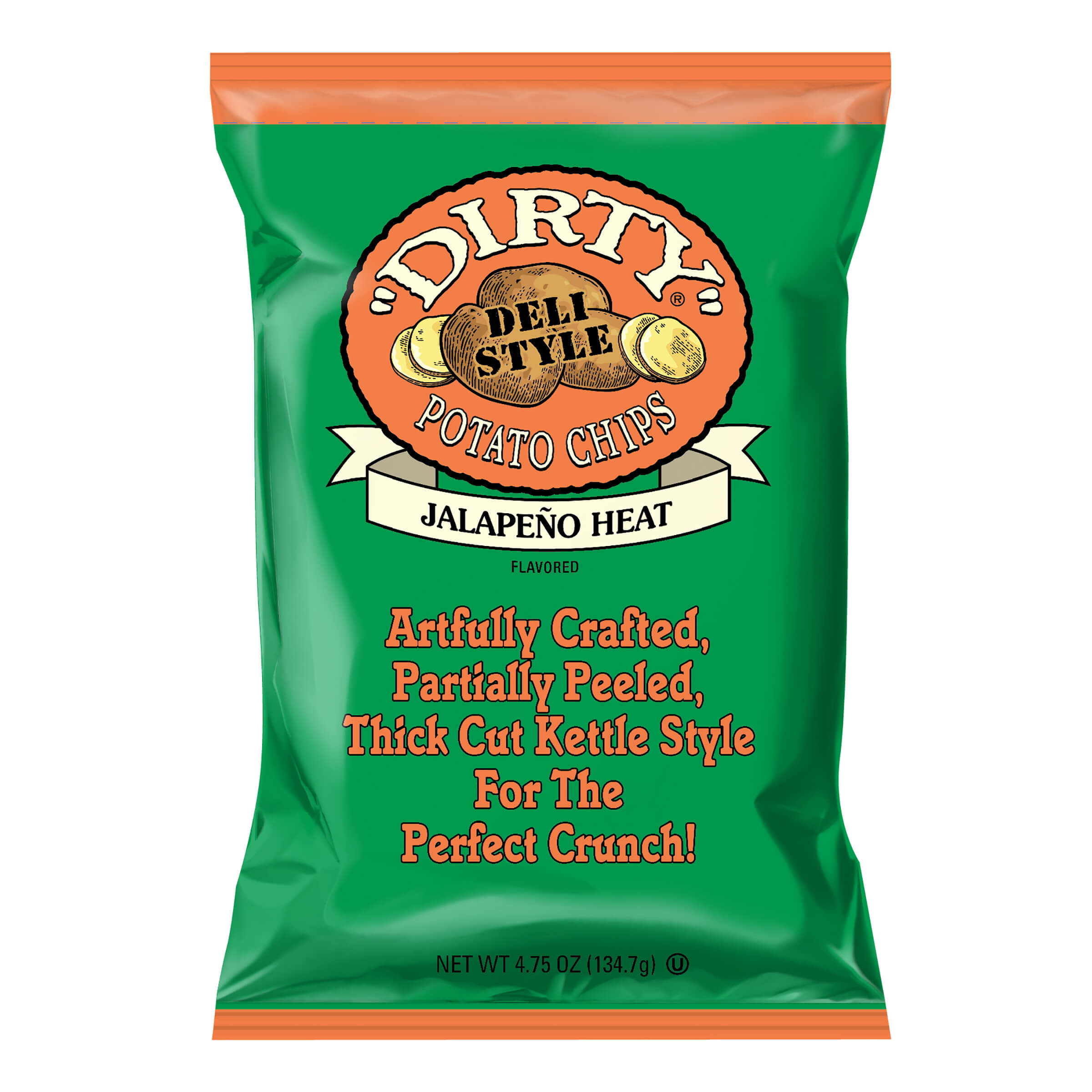 Dirty Kettle Style Potato Chips Jalapeno Heat