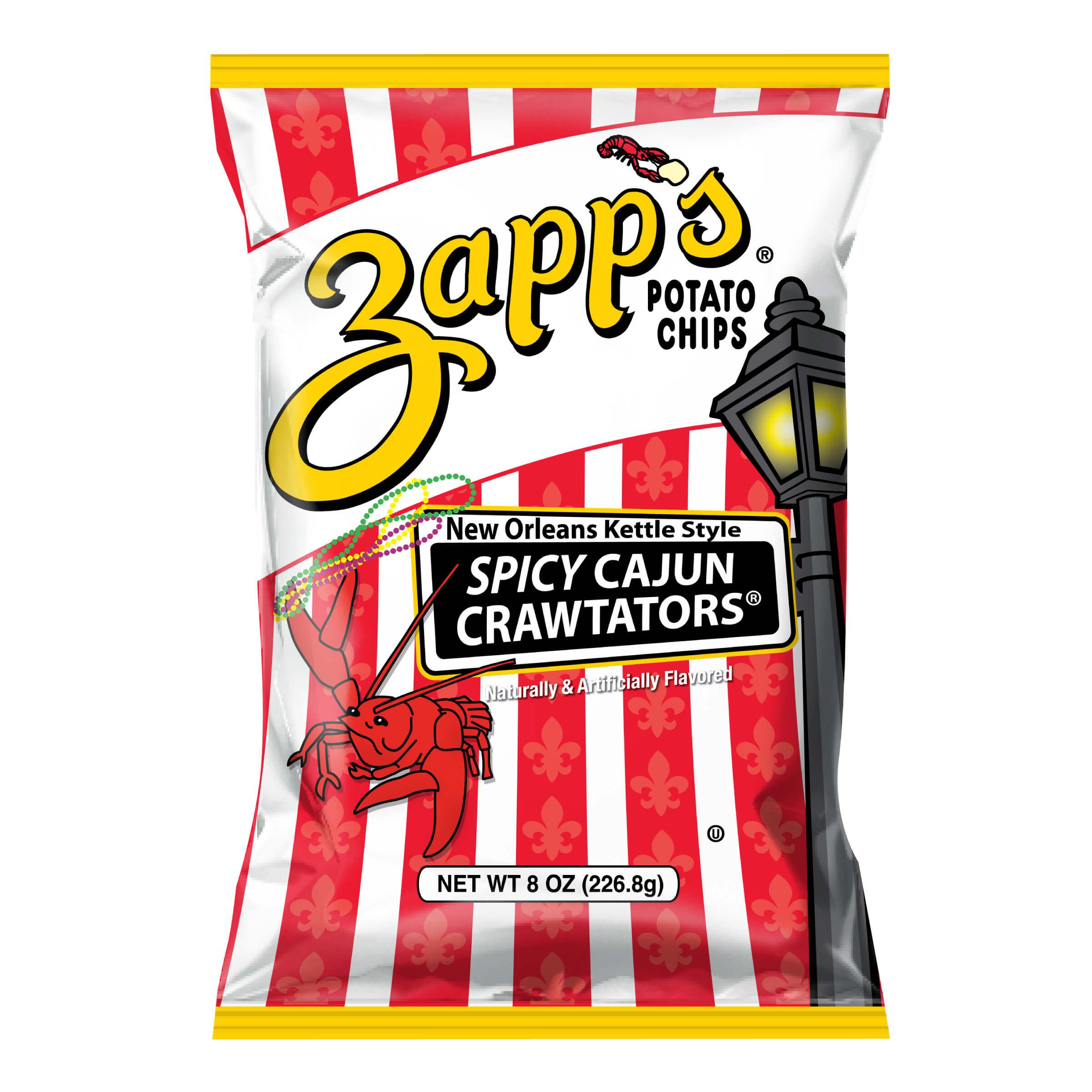 Zapp's Kettle Potato Chips Spicy Cajun Crawtators
