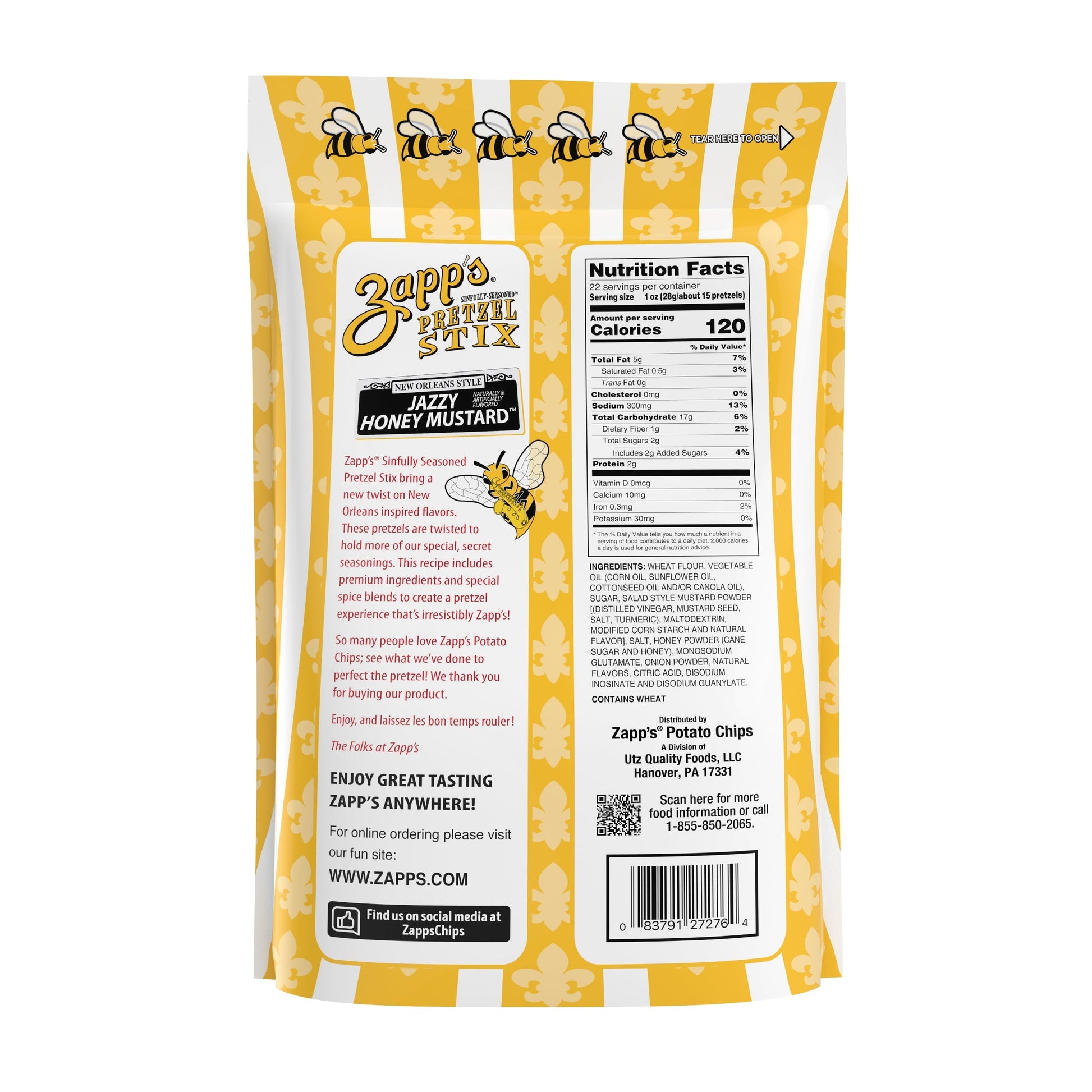 Zapp's Sinfully Seasoned Pretzel Stix Variety Pack, Multipack