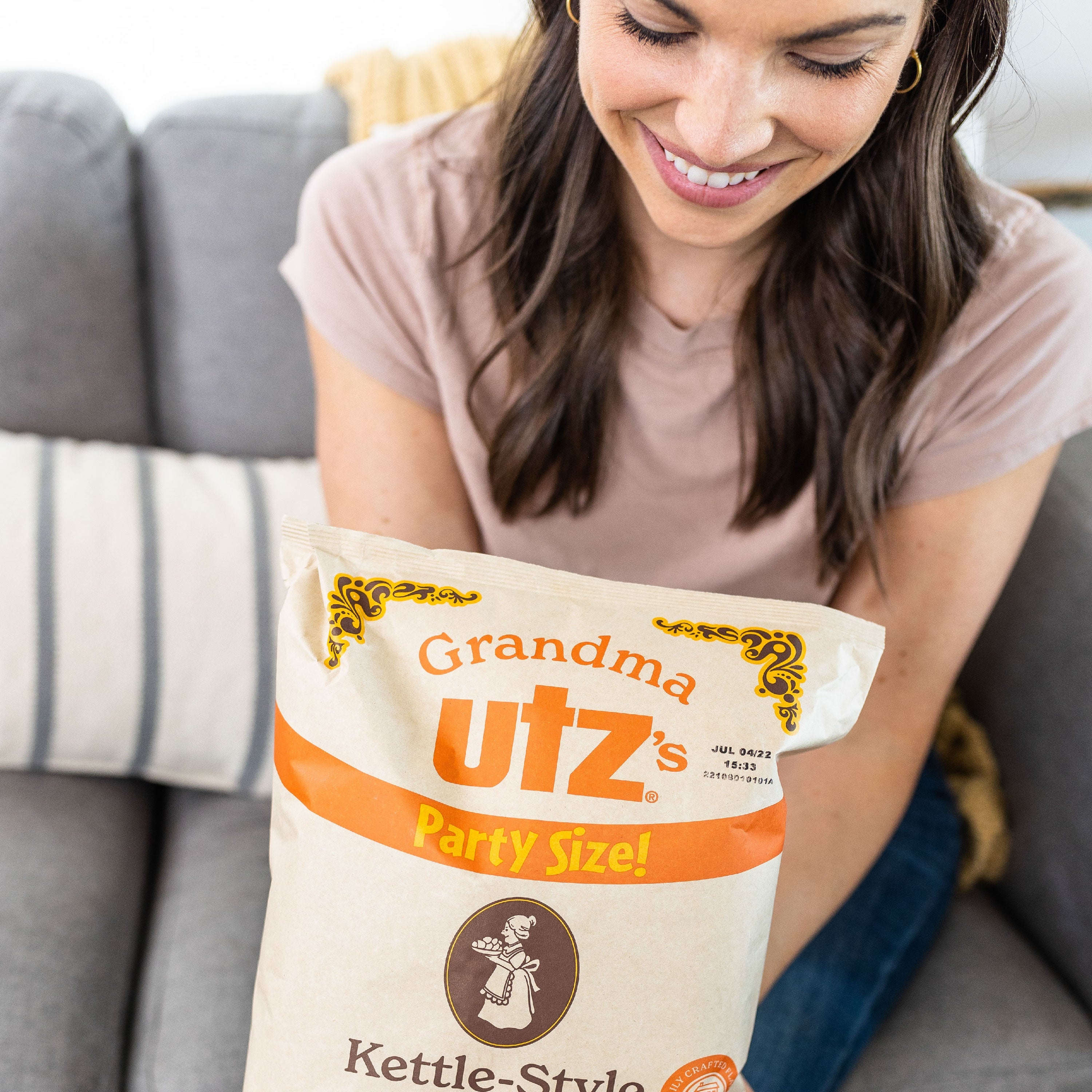 Grandma Utz Kettle-Style Potato Chips BBQ