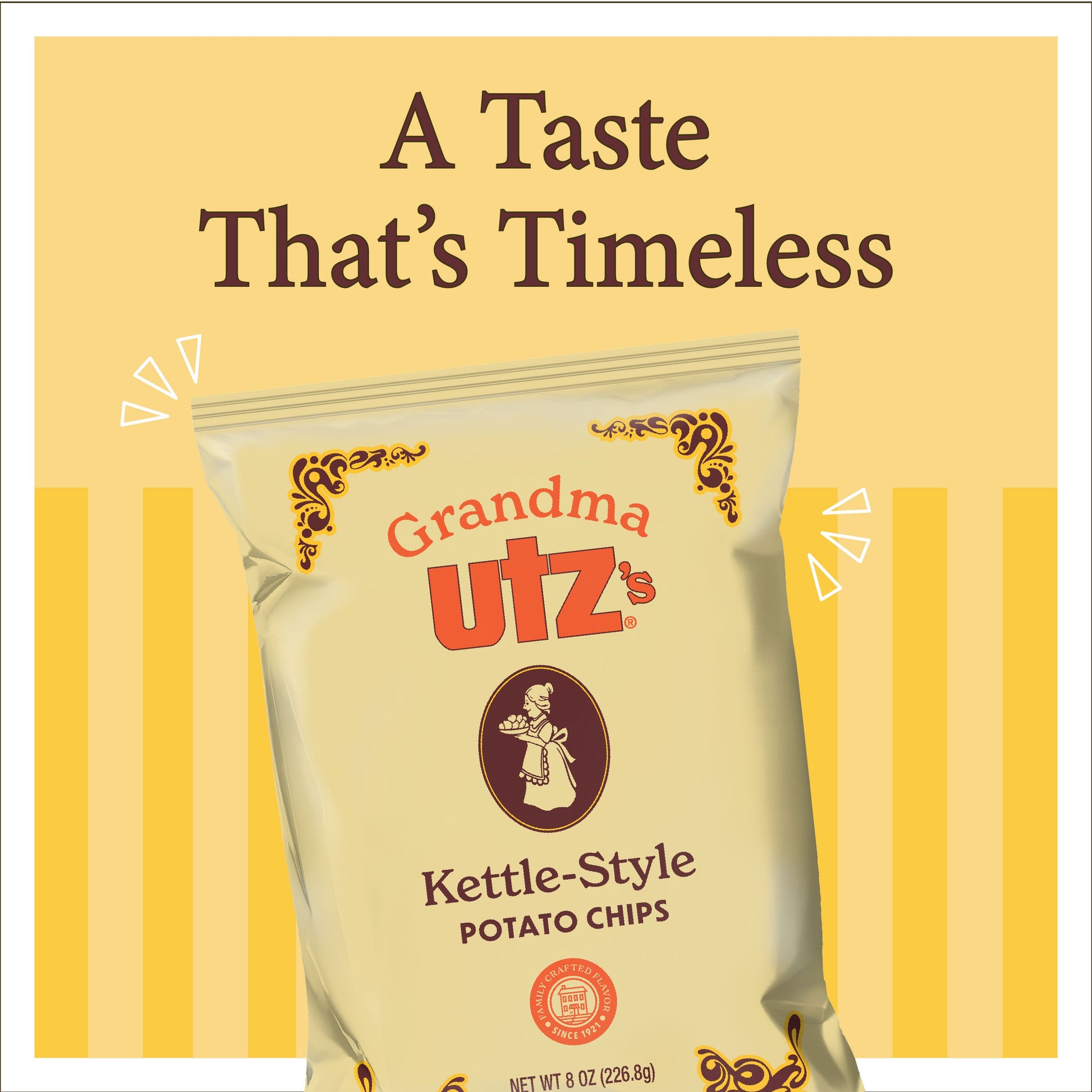 Grandma Utz Kettle-Style Potato Chips BBQ