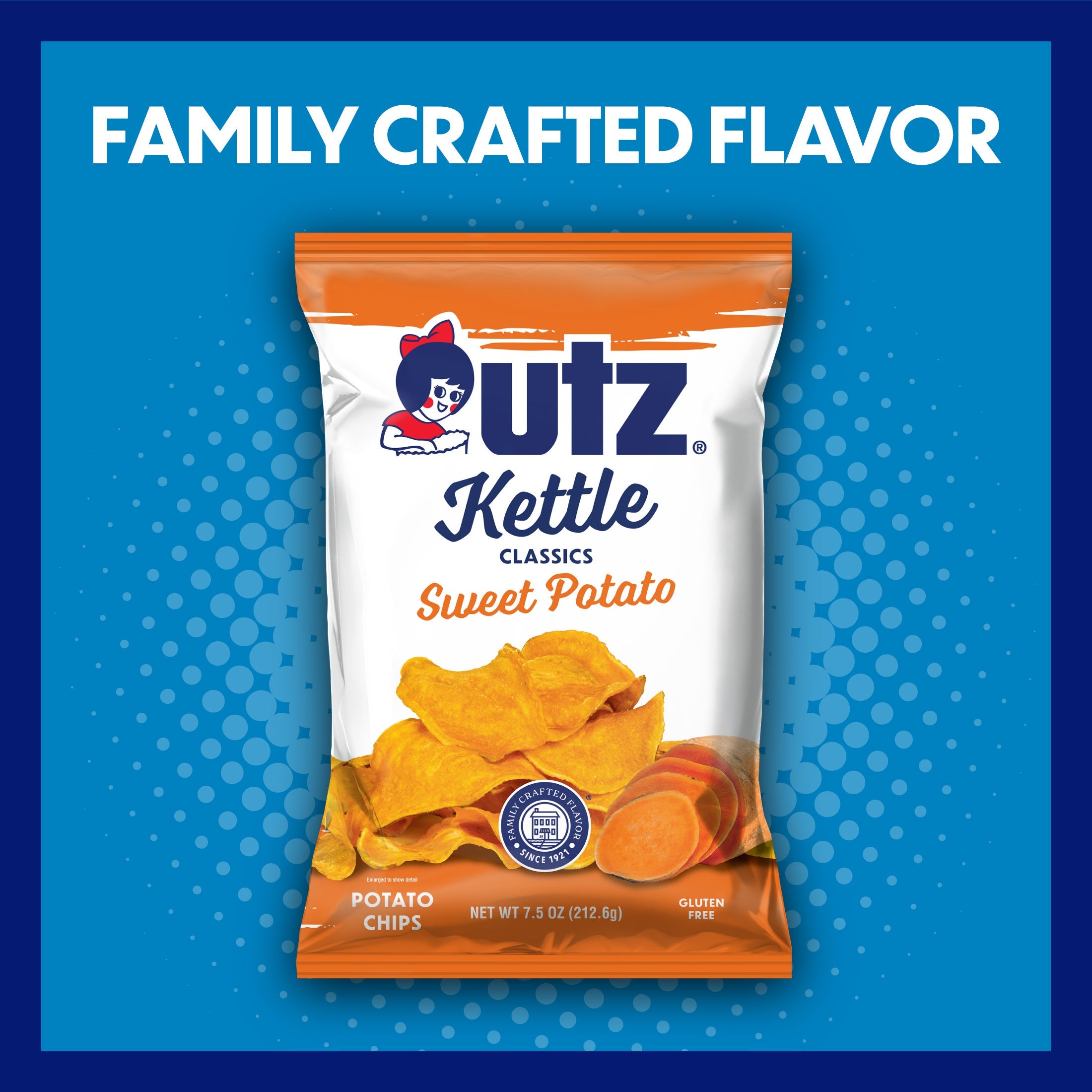 Utz Kettle Classics Potato Chips Sweet Potato