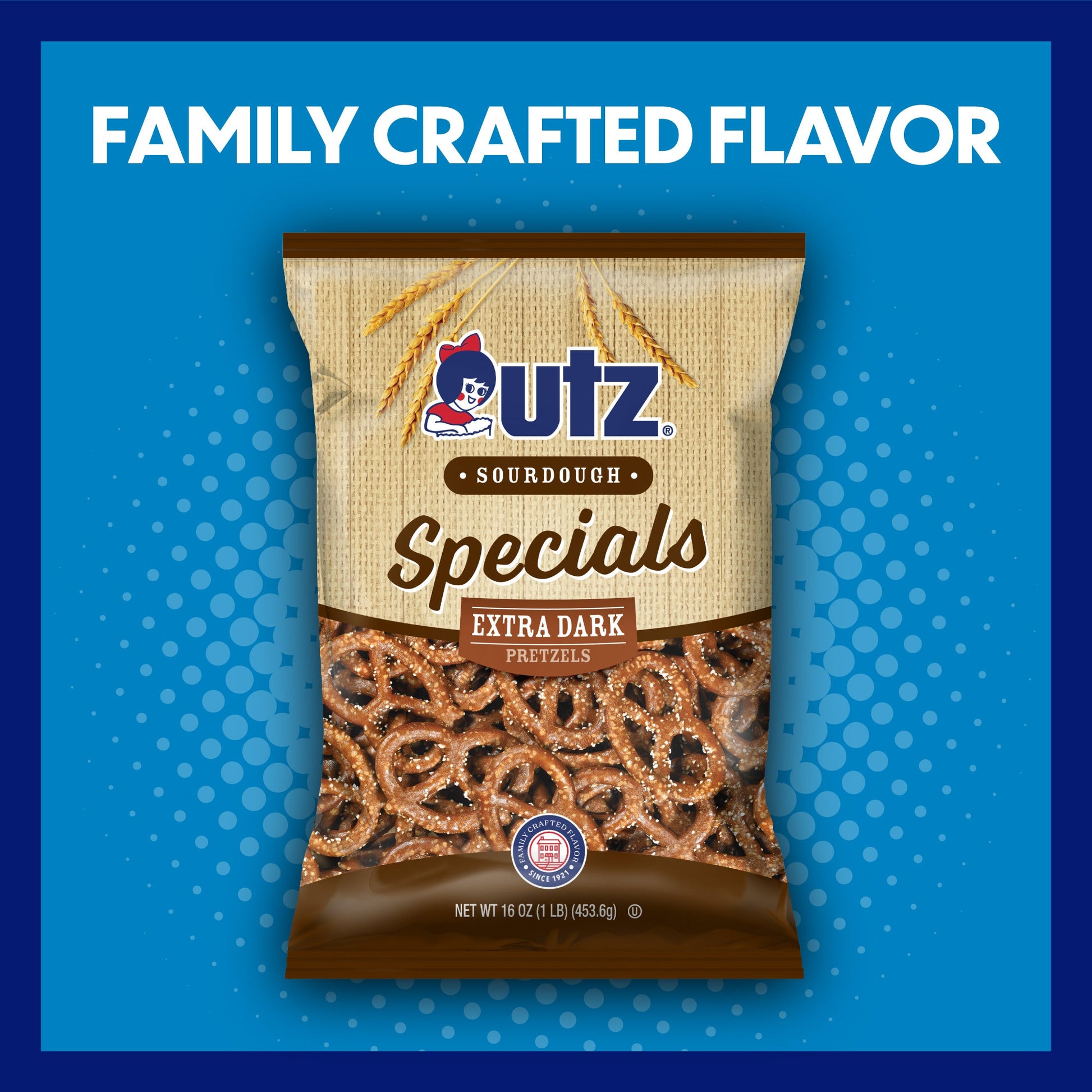 Utz Sourdough Specials Extra Dark Pretzels