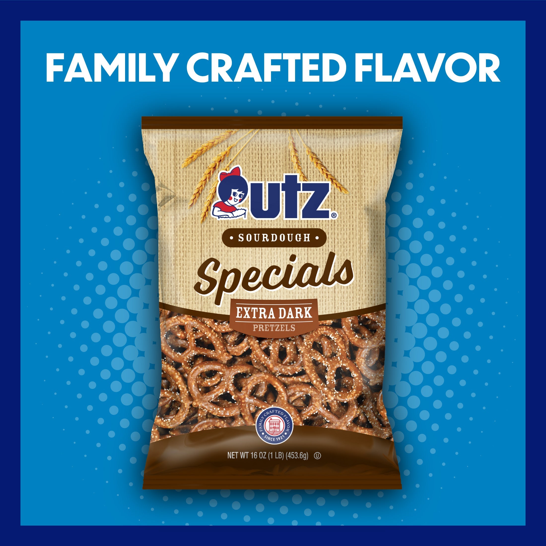 Utz Sourdough Specials Extra Dark Pretzels