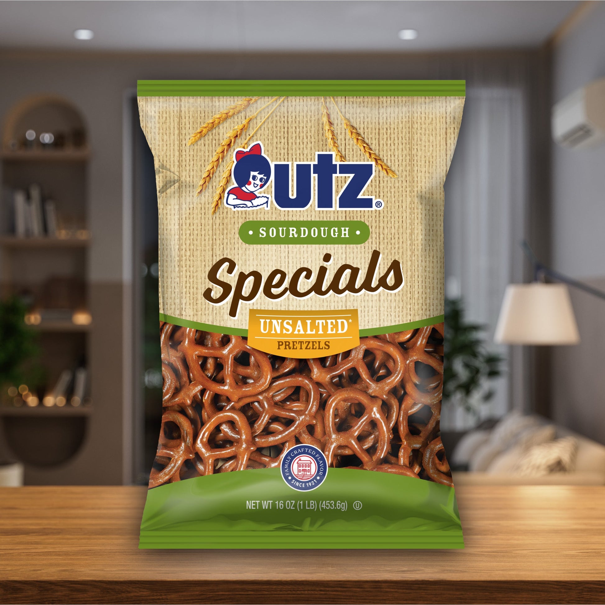 Utz Sourdough Specials Unsalted Pretzels