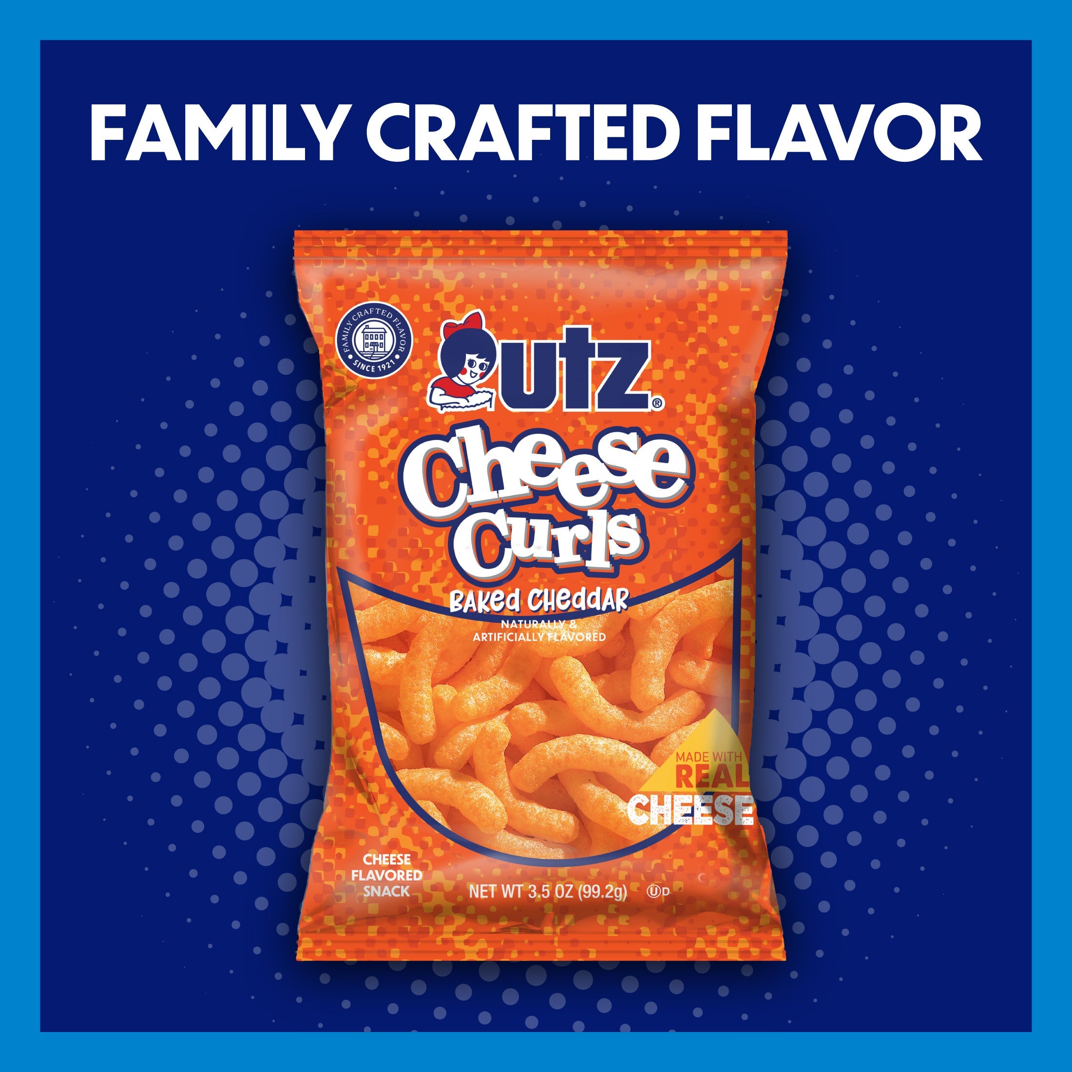Utz Cheese Curls Cheddar