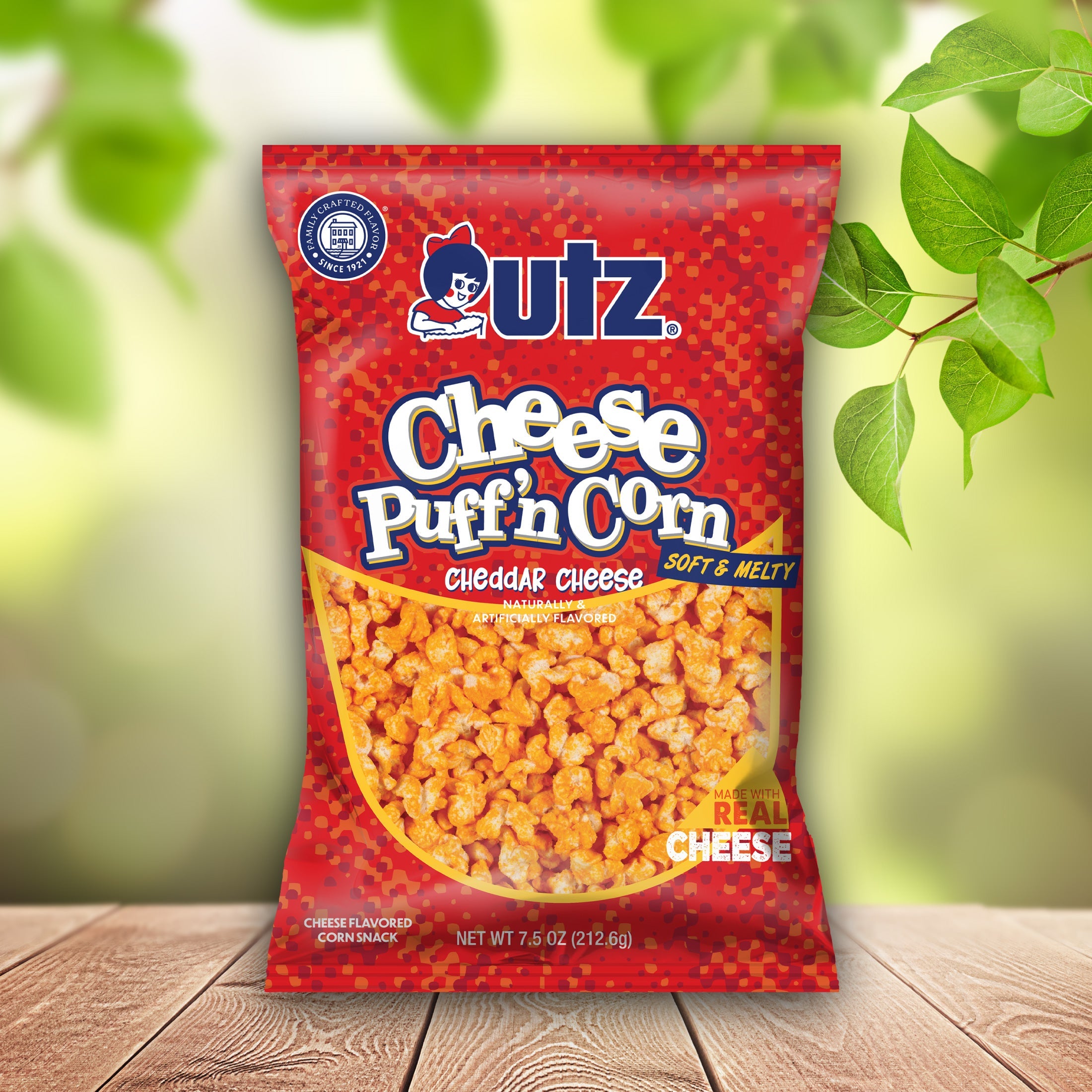 Utz Puff'n Corn Cheddar Cheese