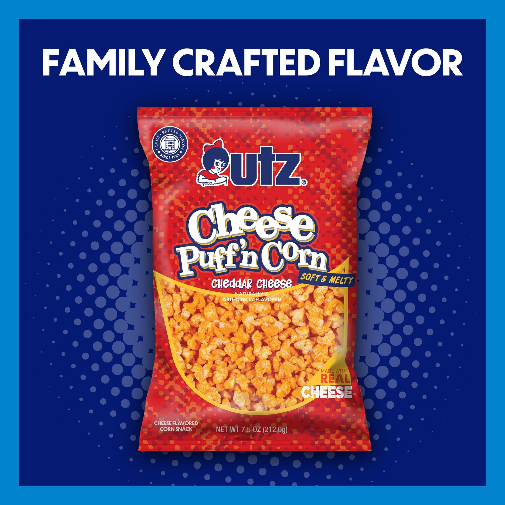 Utz Puff'n Corn Cheddar Cheese