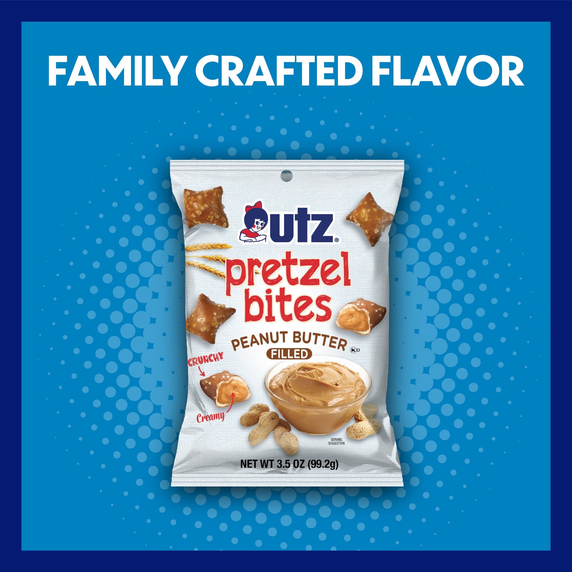 Utz Peanut Butter Filled Pretzel Bites