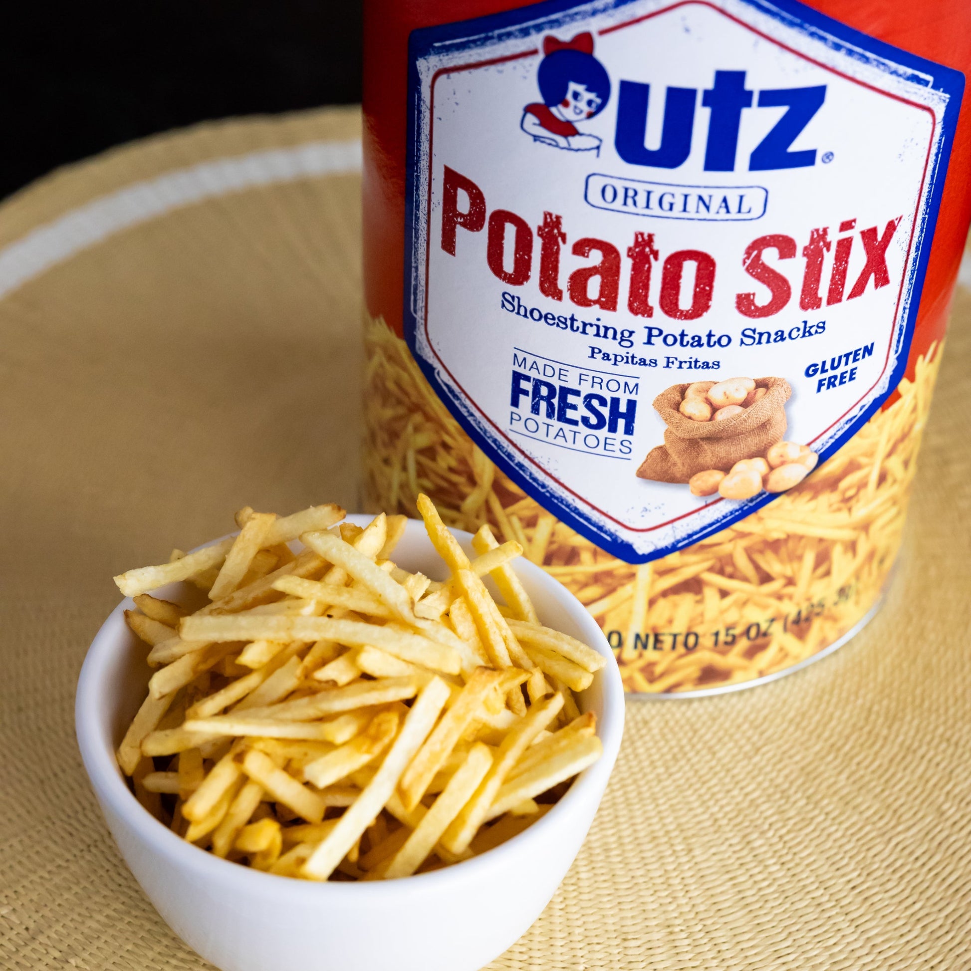 Utz Original Potato Stix, Multipack, 15 oz, 3 Count