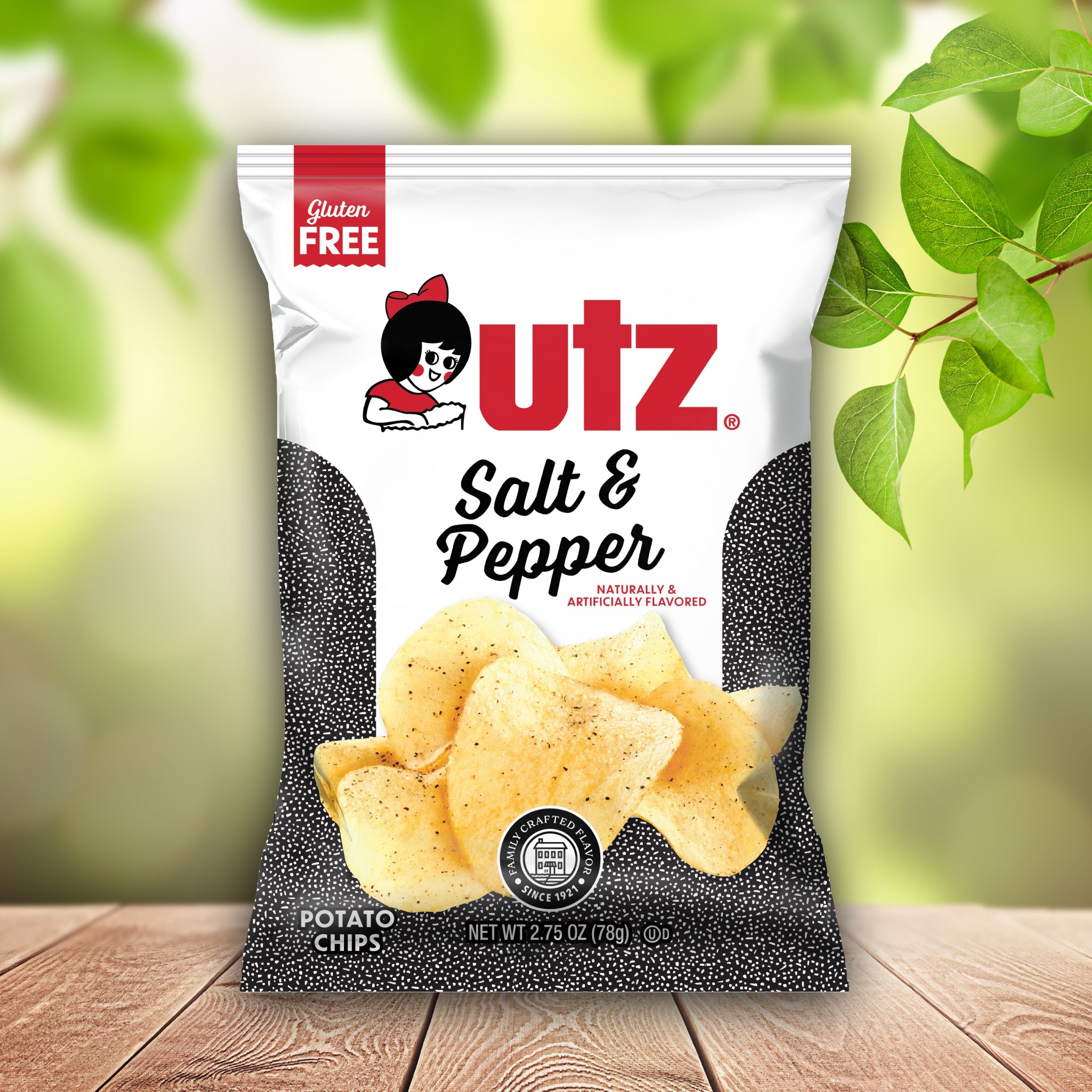 Utz Salt & Pepper Potato Chips