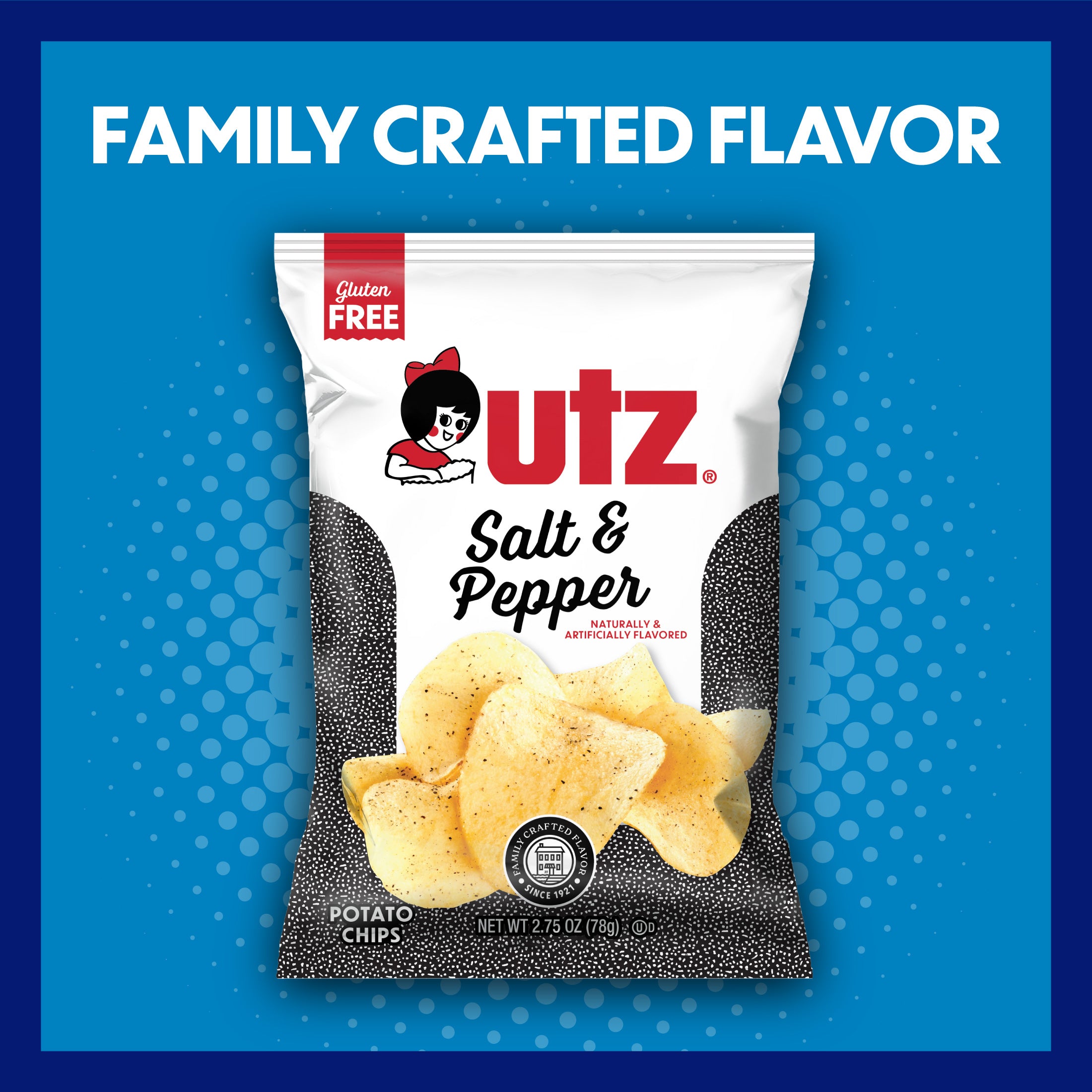 Utz Salt & Pepper Potato Chips