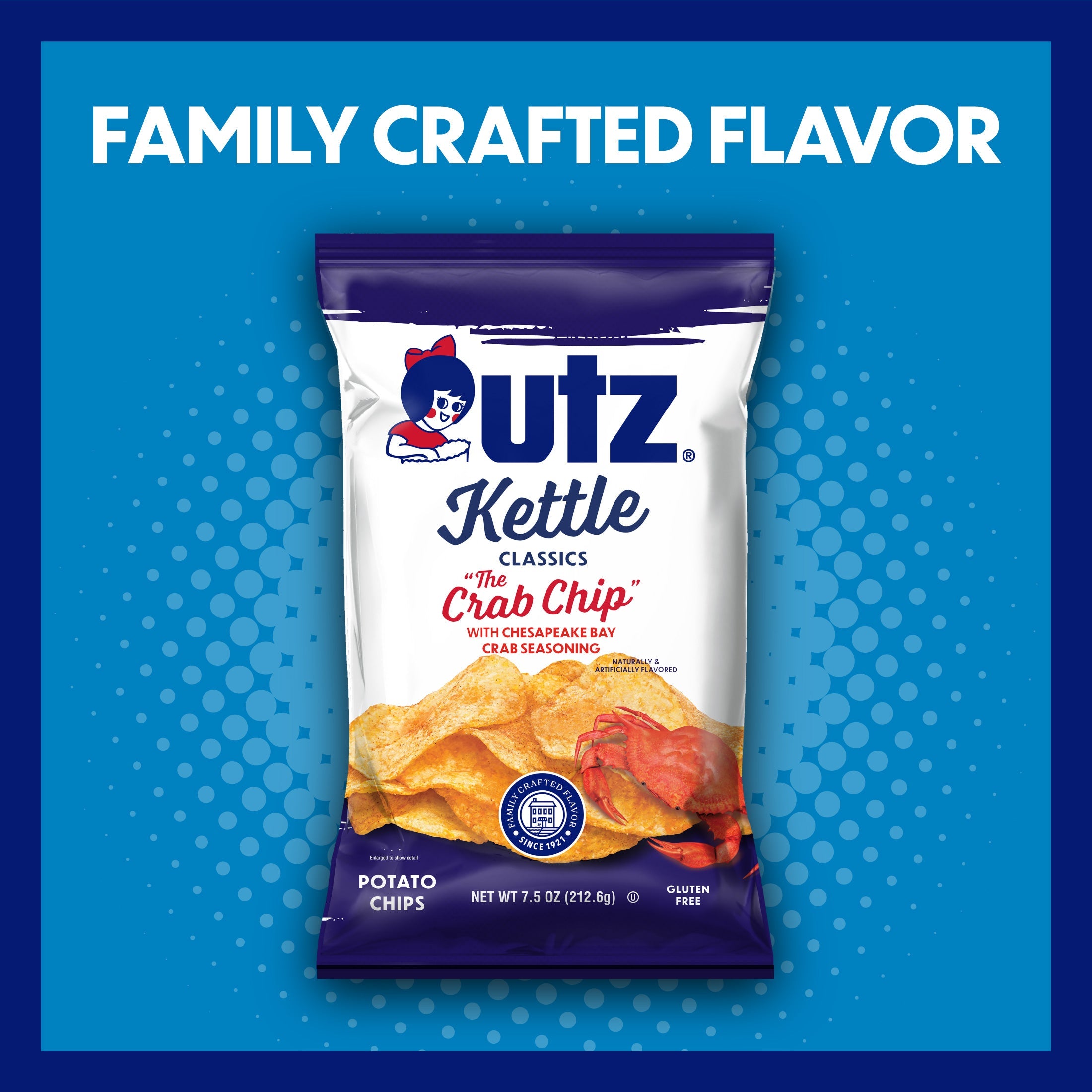Utz Kettle Classics Potato Chips Crab