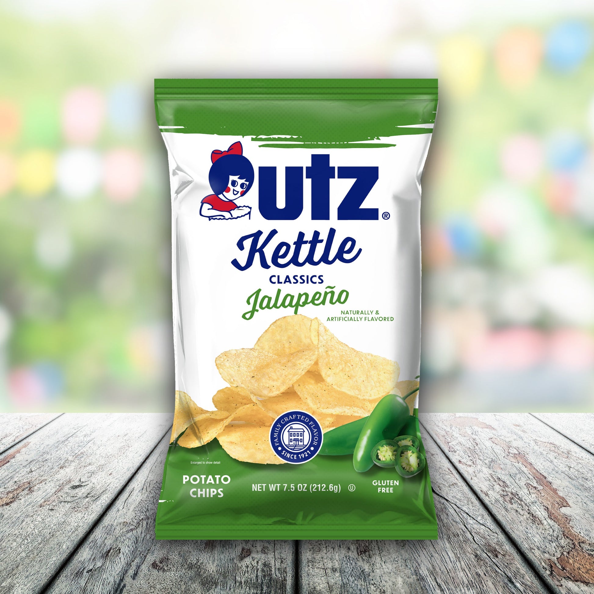 Utz Kettle Classics Potato Chips Jalapeno