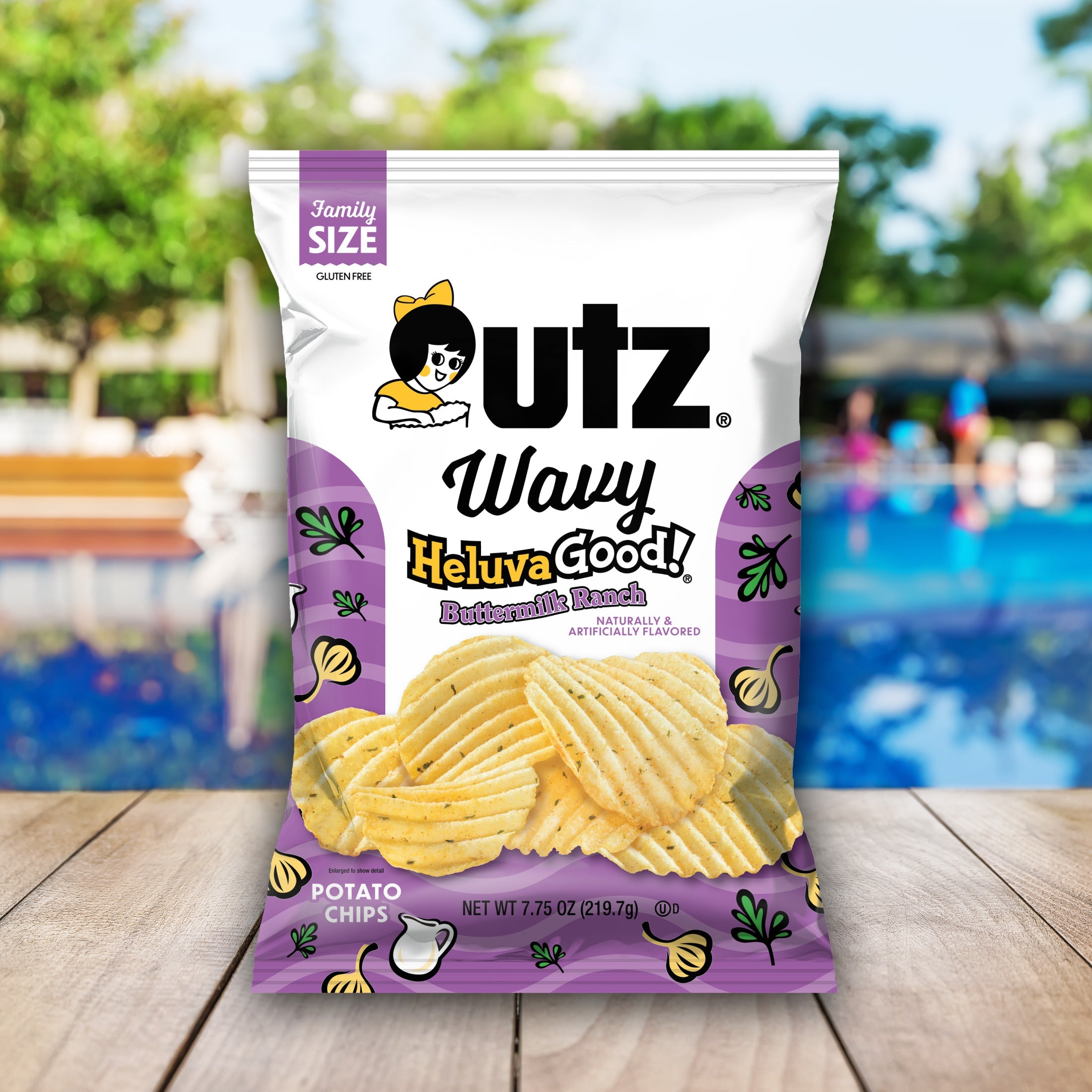 Utz Wavy Heluva Good Buttermilk Ranch Potato Chips