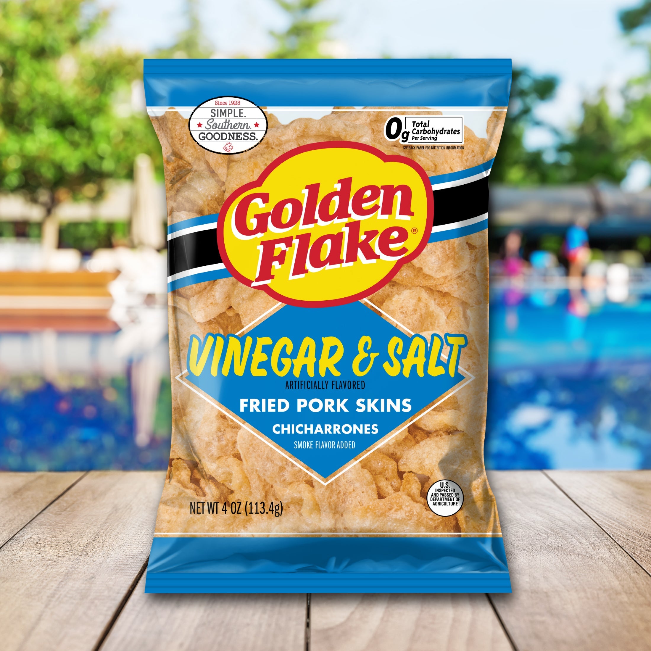 Golden Flake Pork Skins/Rinds Salt & Vinegar