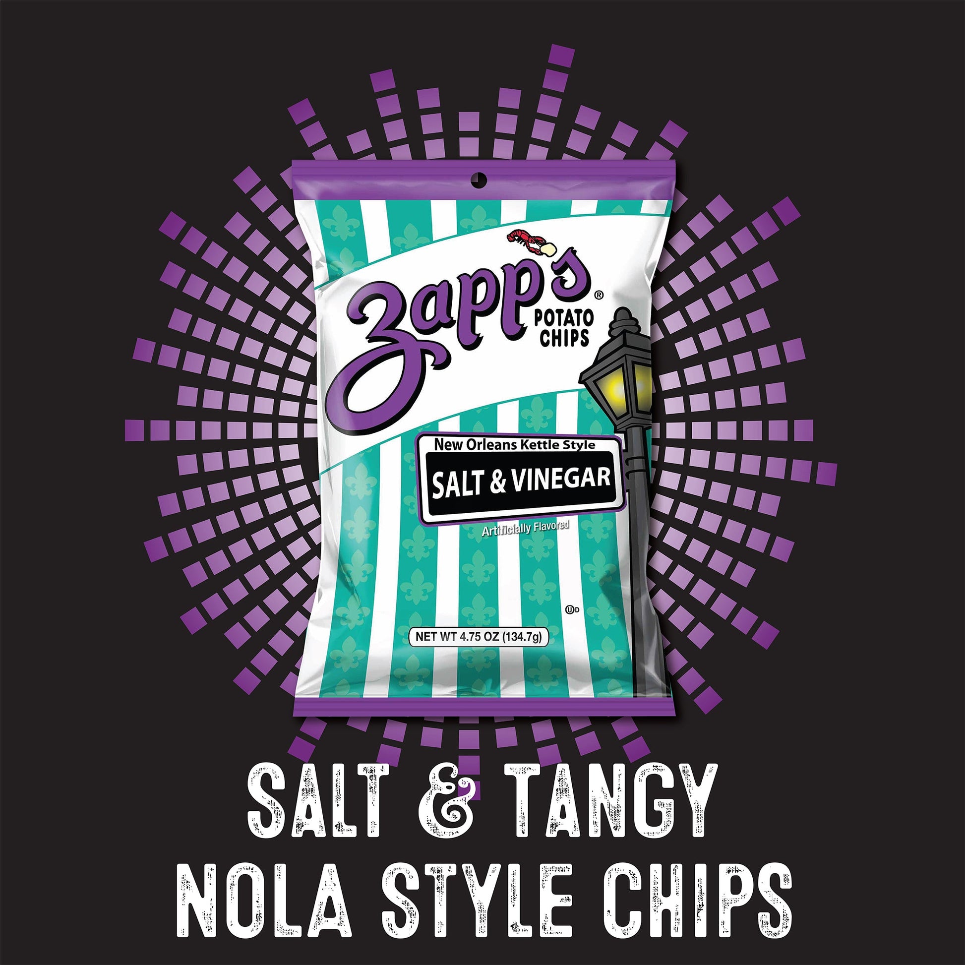 Zapp's Kettle Potato Chips Salt & Vinegar