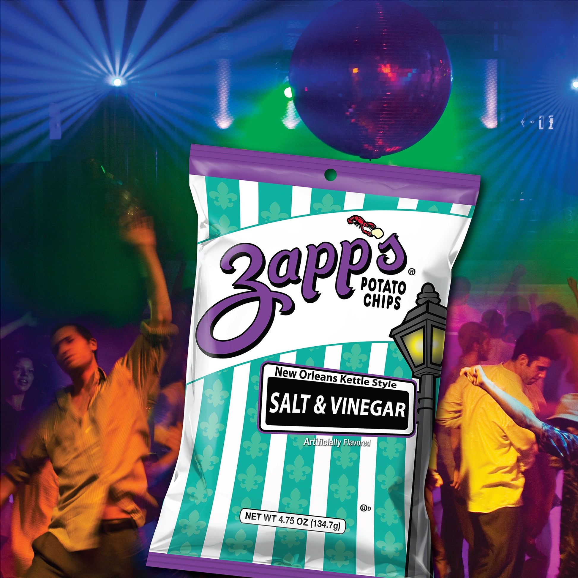 Zapp's Kettle Potato Chips Salt & Vinegar