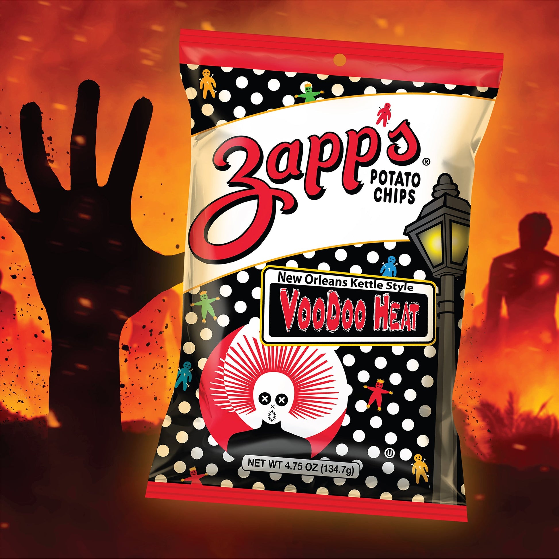 Zapp's Kettle Potato Chips Voodoo Heat