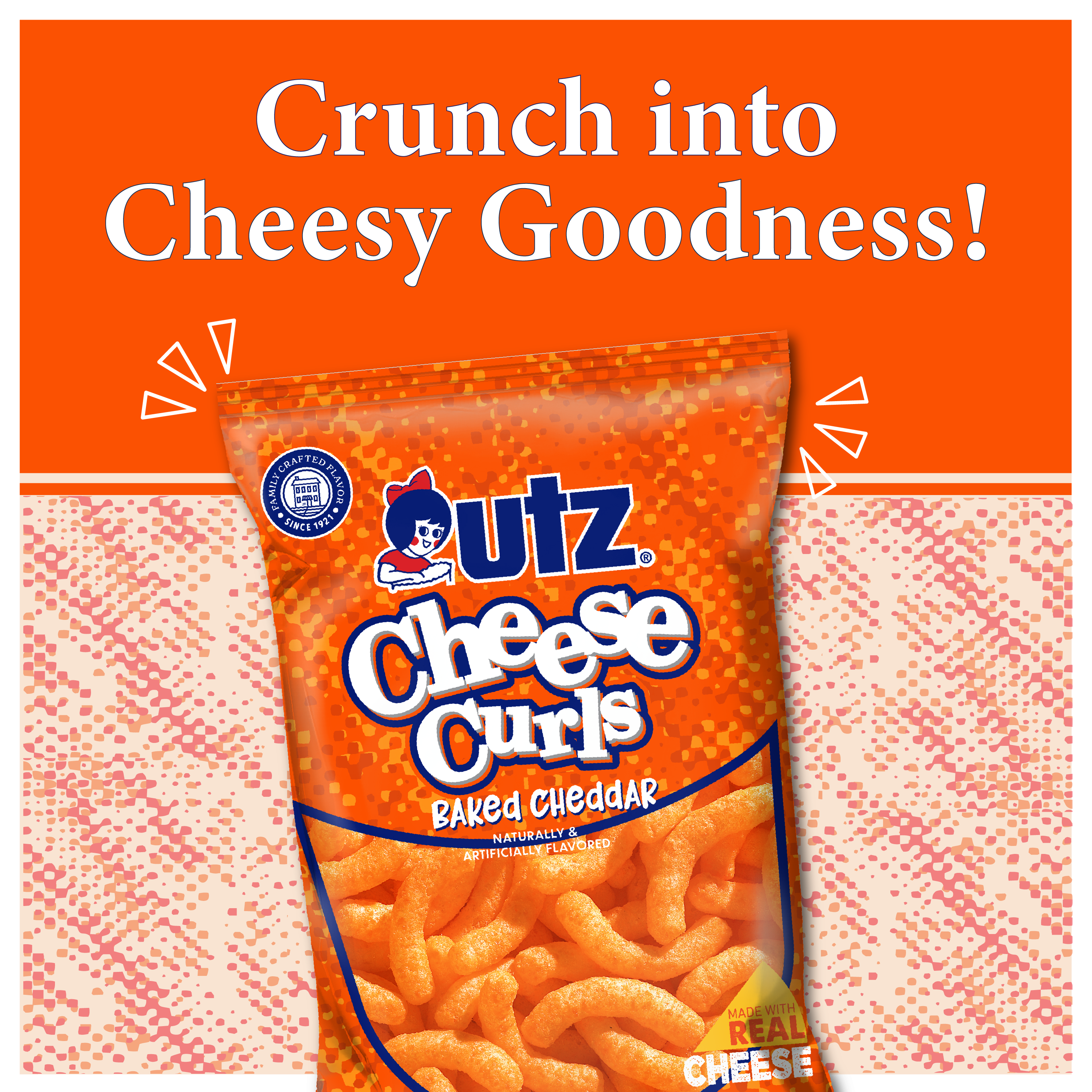 Utz Cheese Curls Cheddar