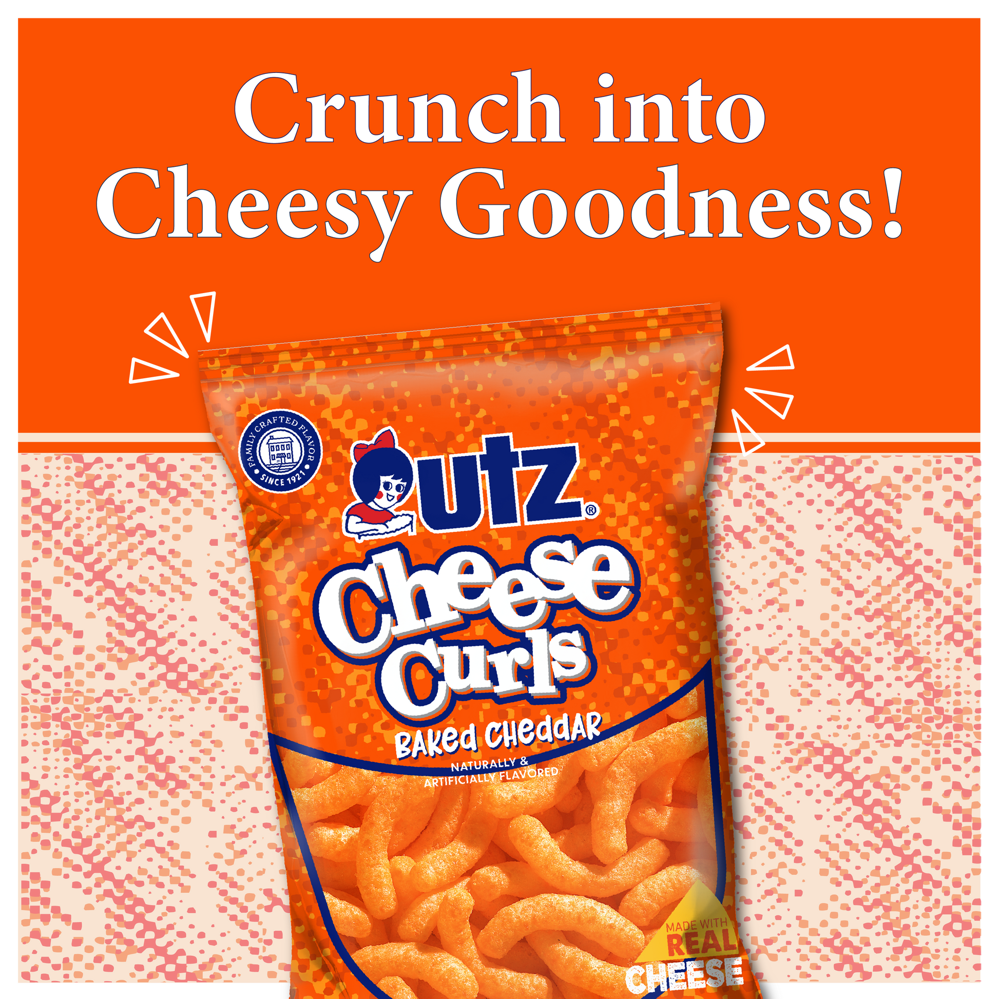 Utz Cheese Curls Cheddar