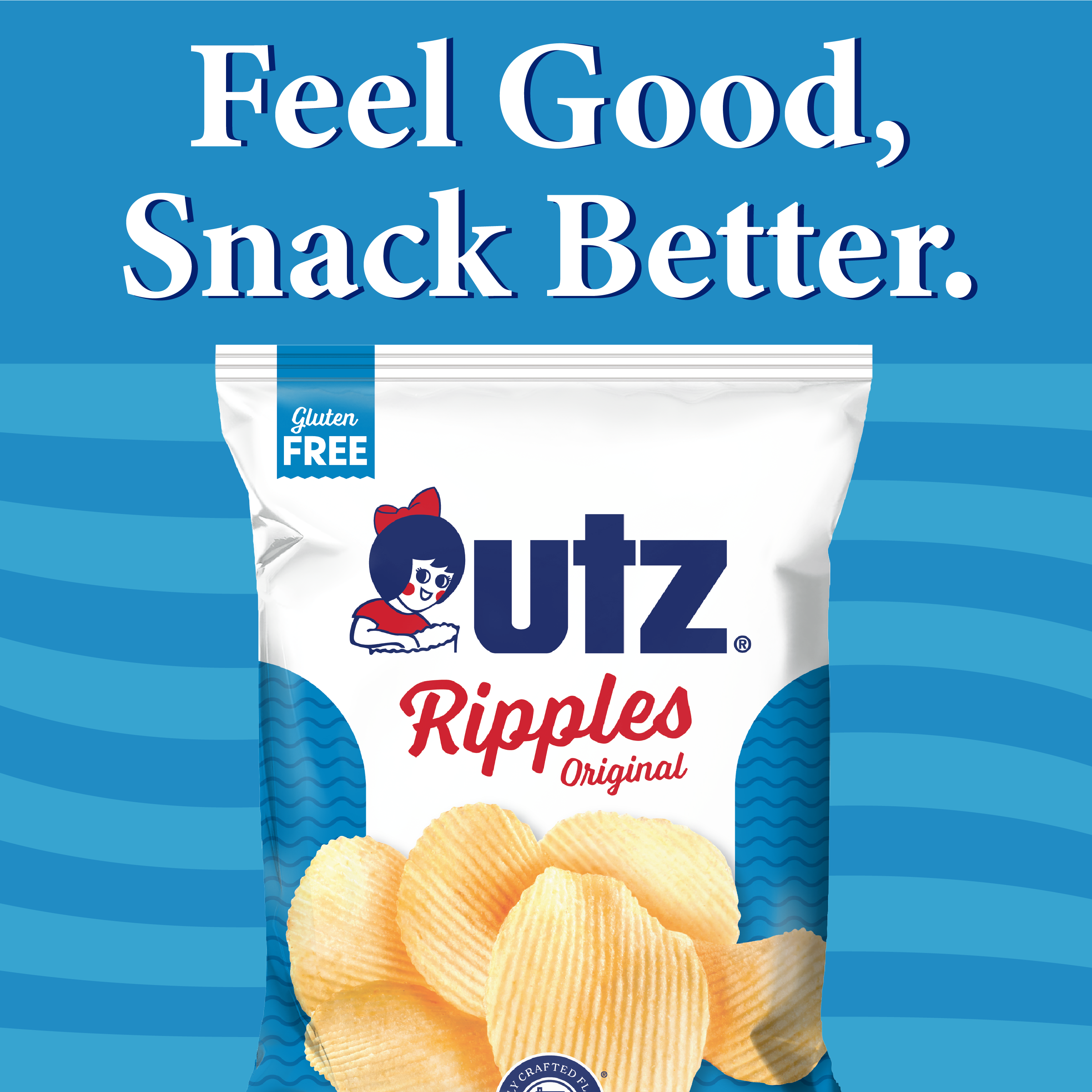 Utz Ripples Original Potato Chips