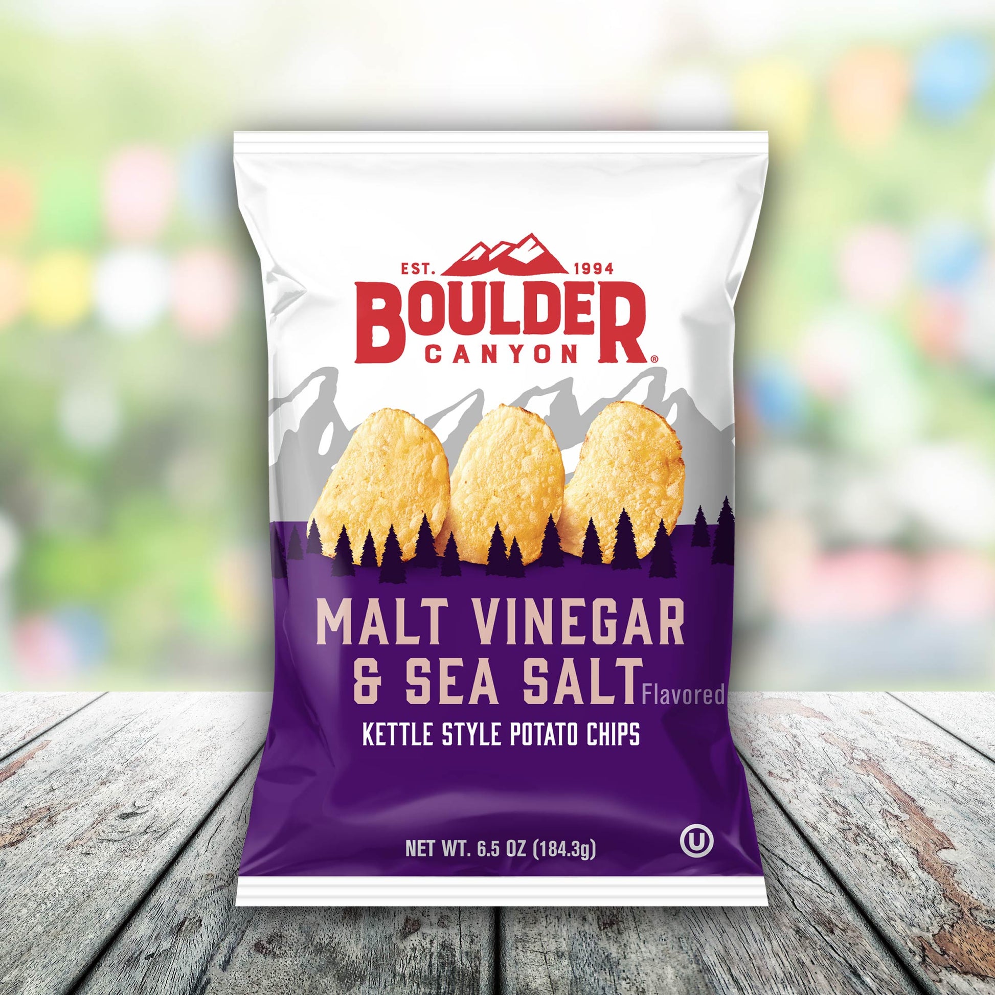 Boulder Canyon Kettle Potato Chips Malt Vinegar & Sea Salt