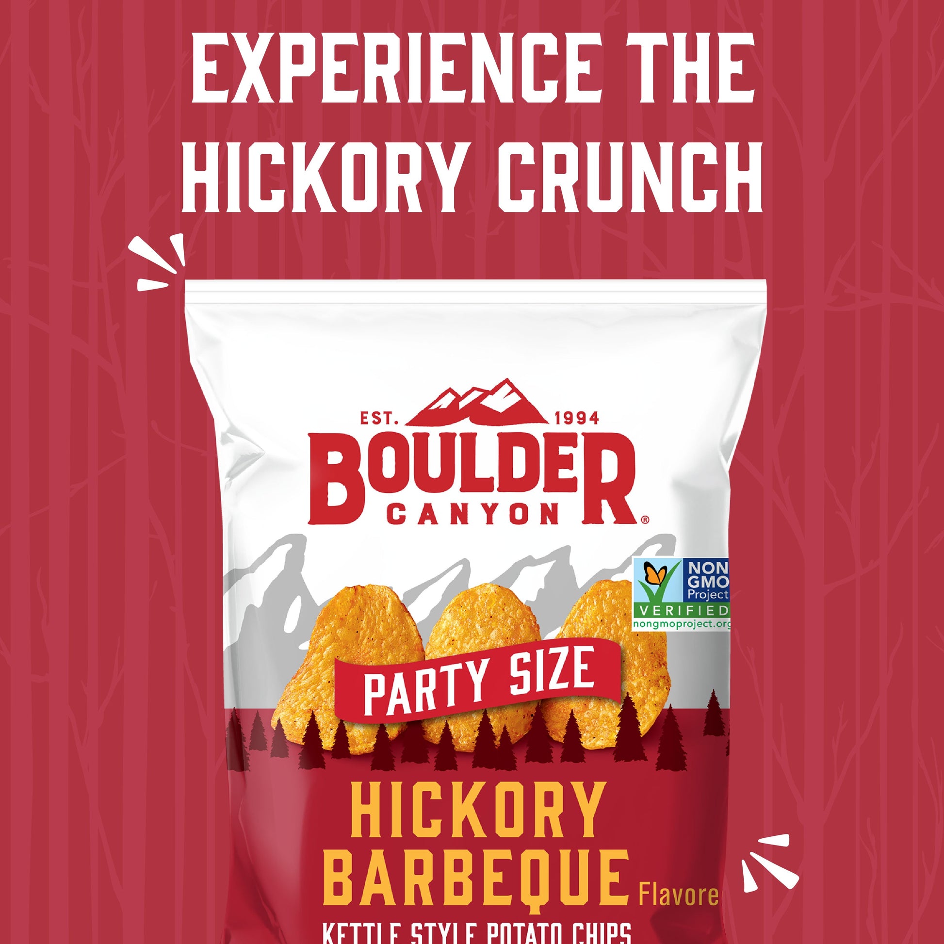 Boulder Canyon Kettle Potato Chips Hickory BBQ