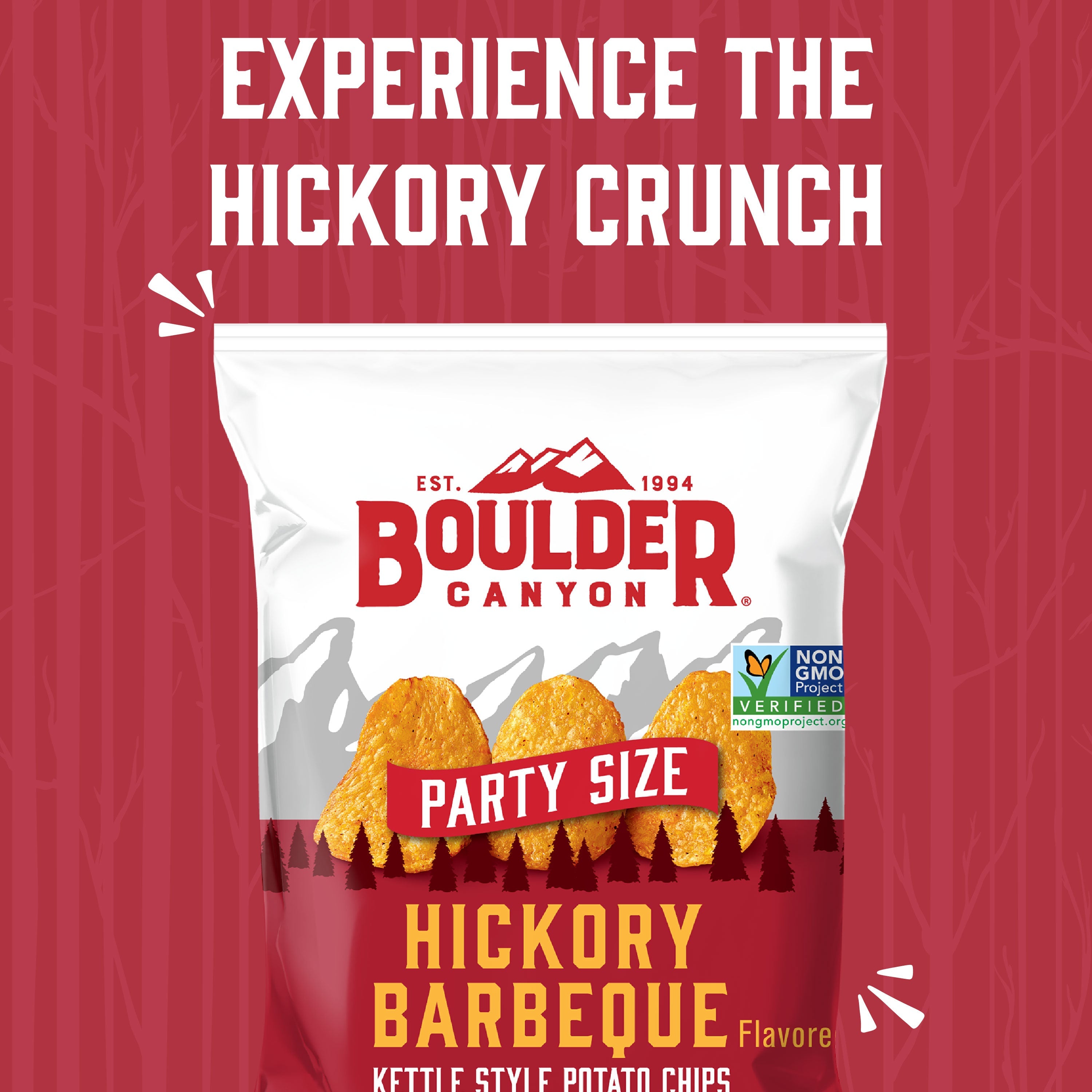 Boulder Canyon Kettle Potato Chips Hickory BBQ