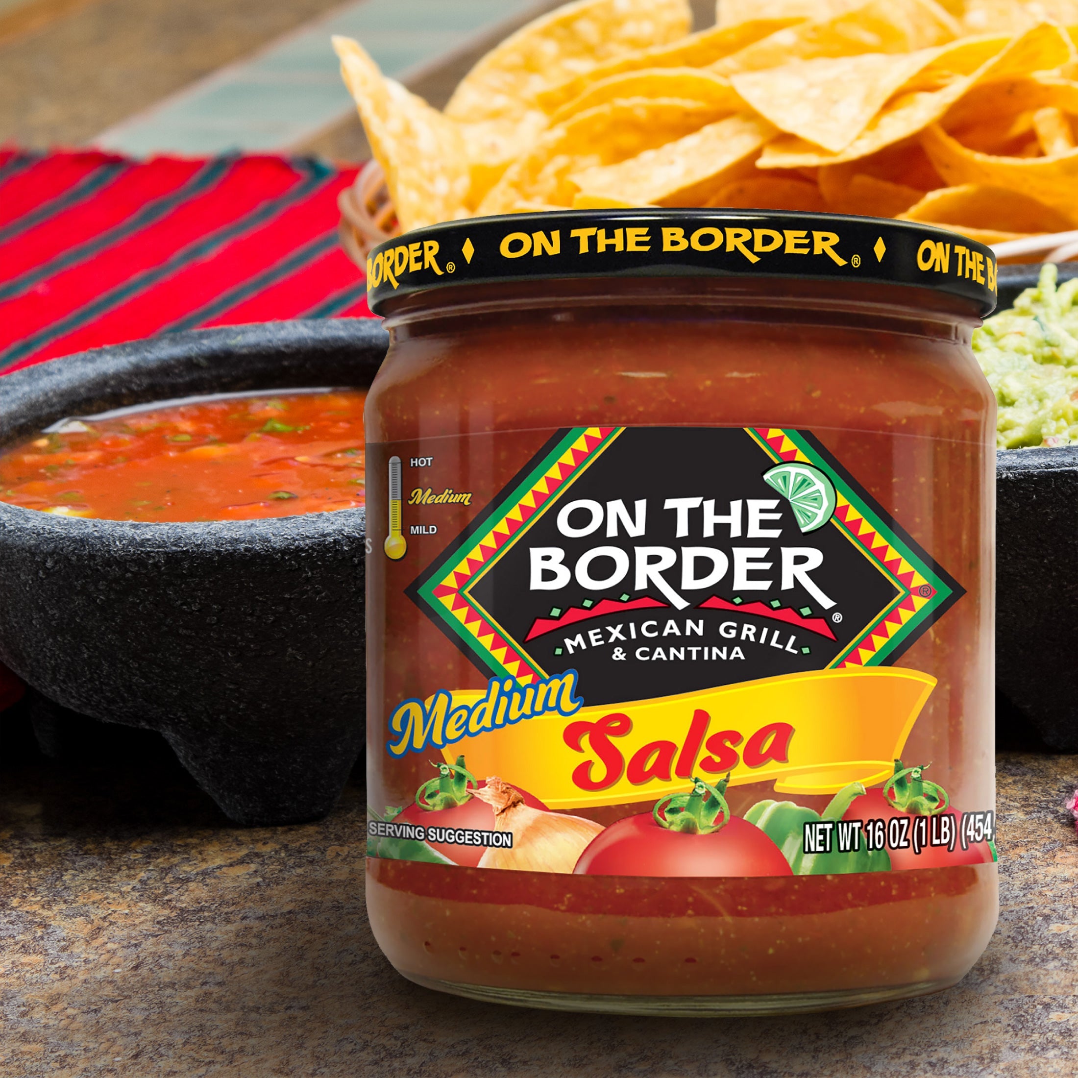 On The Border Salsa Medium