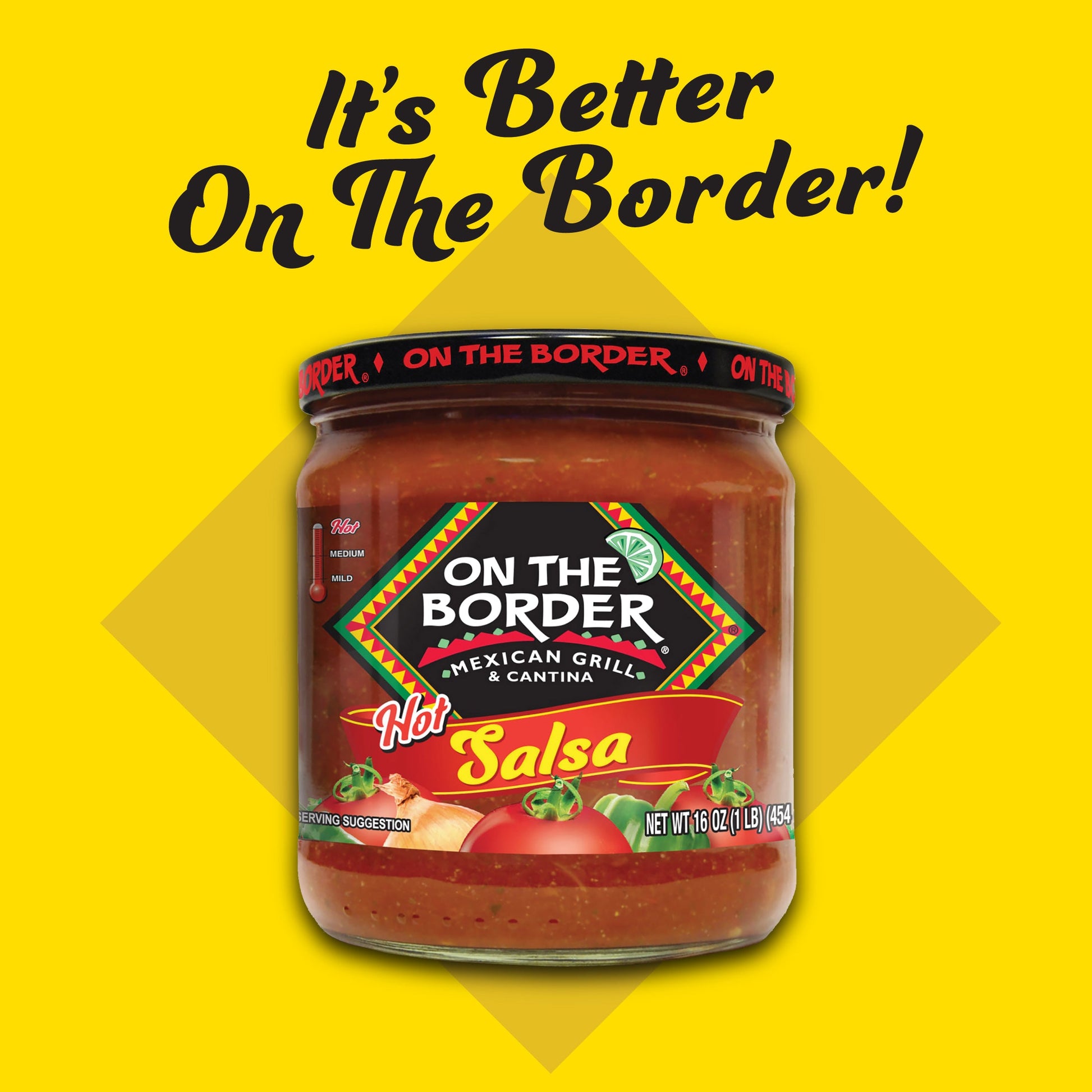 On The Border Salsa Hot